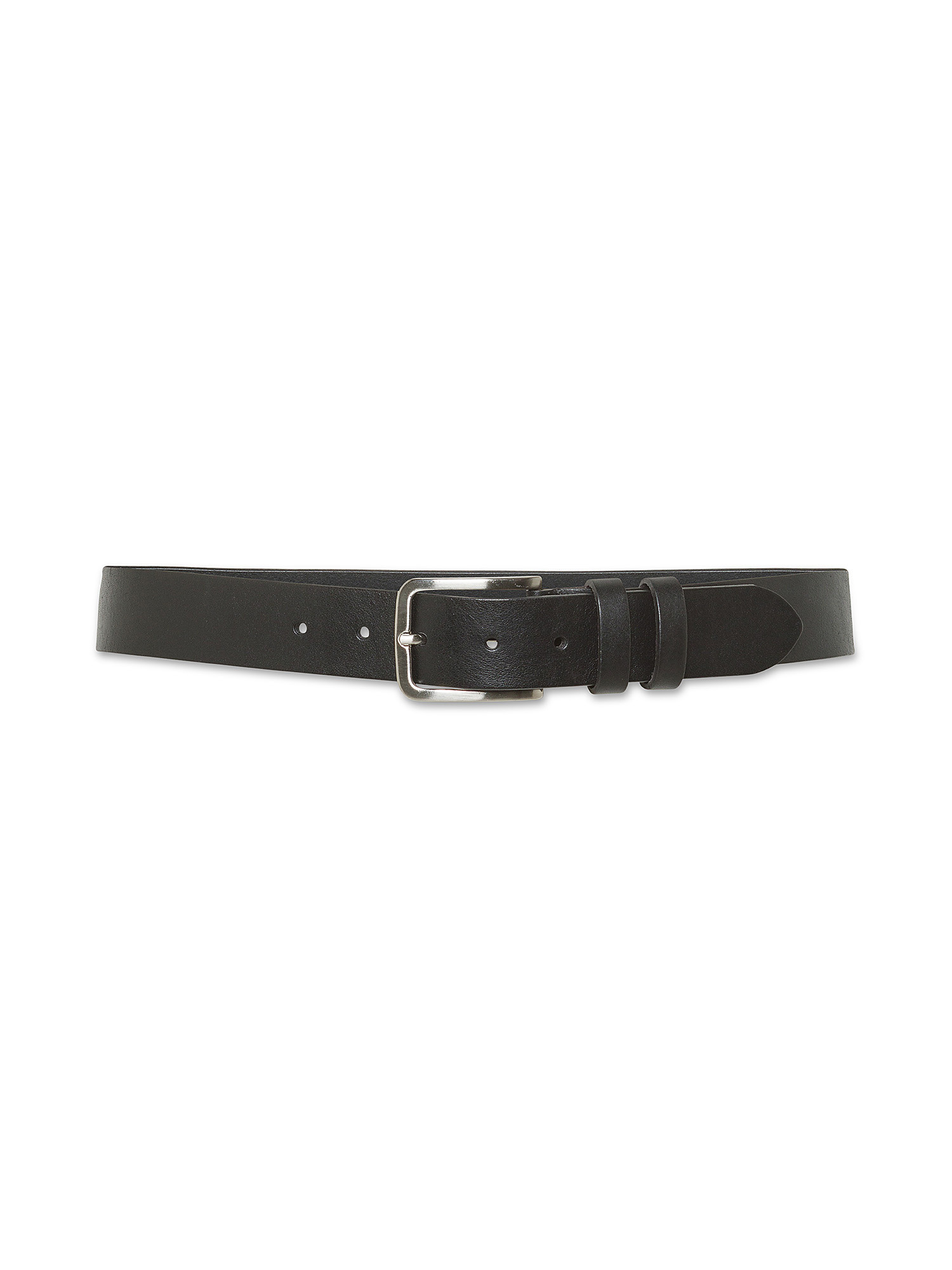 Luca D'Altieri - Leather belt, Black, large image number 1