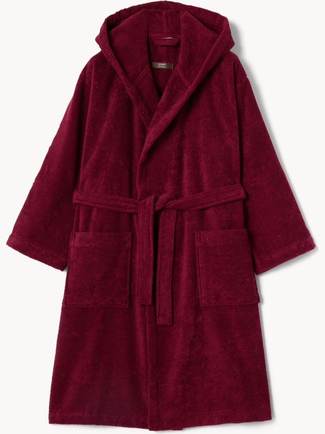 Zefiro solid color pure cotton bathrobe