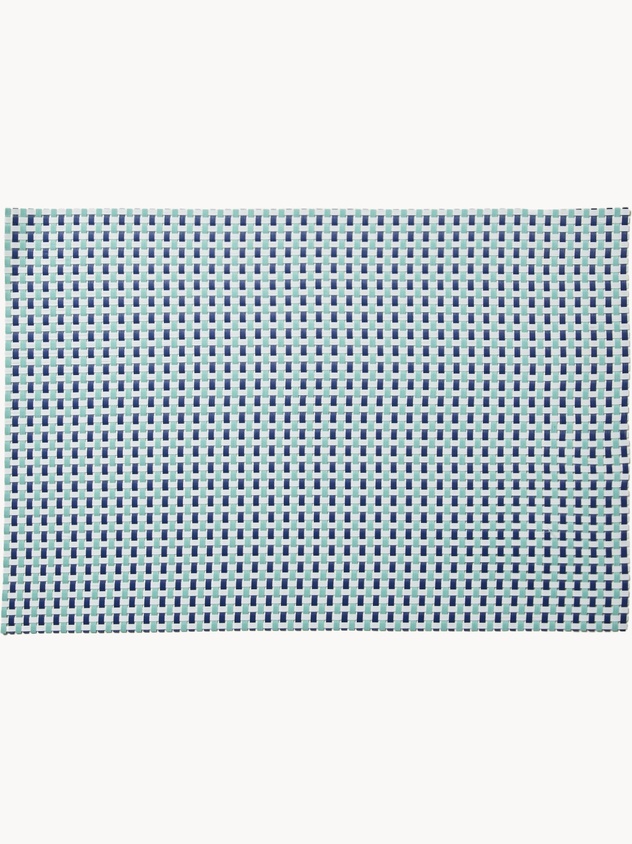 Tovaglietta ad intreccio con pattern geometrico