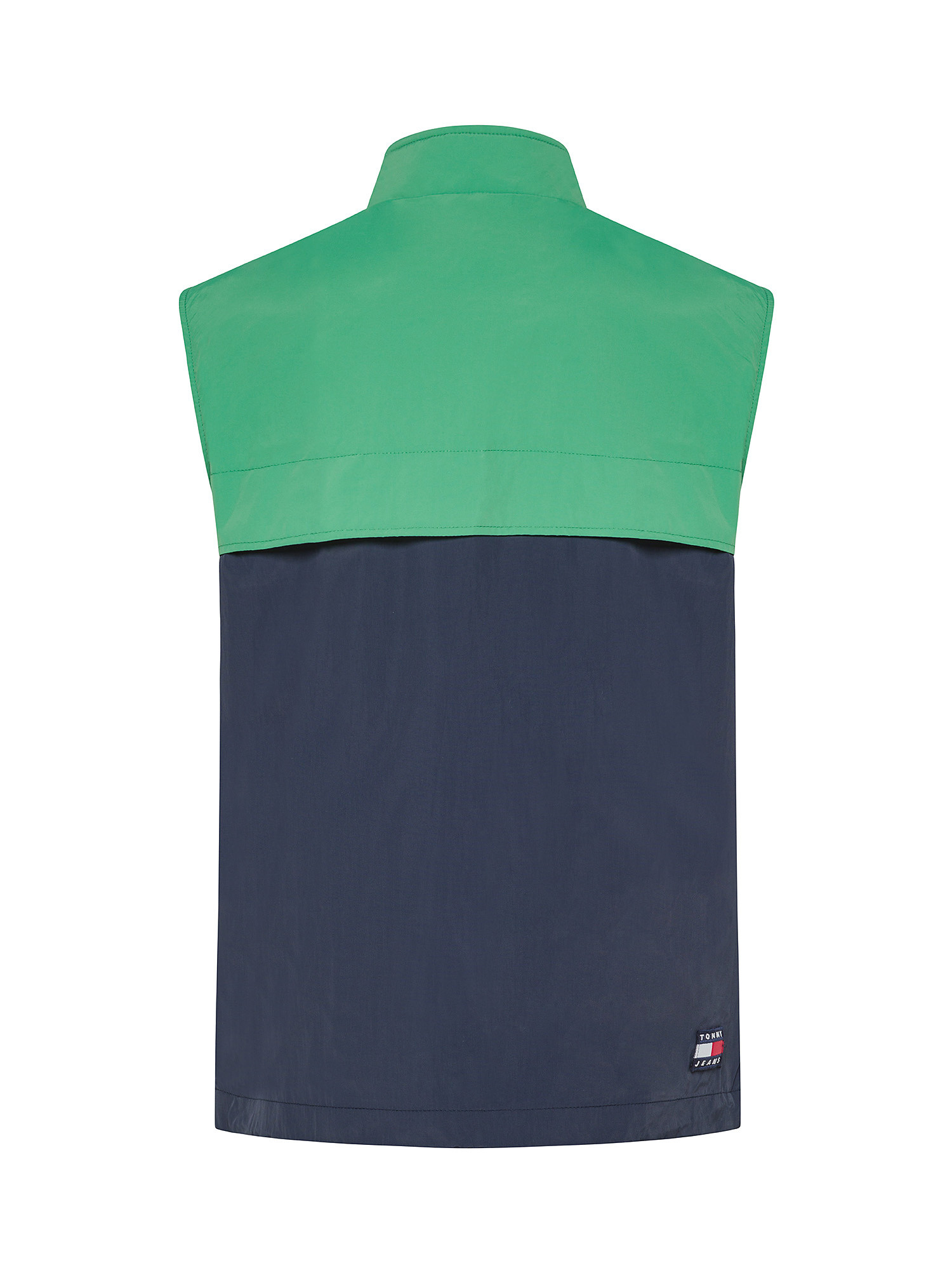 Tommy Jeans - Giacca smanicata color block, Blu scuro, large image number 1