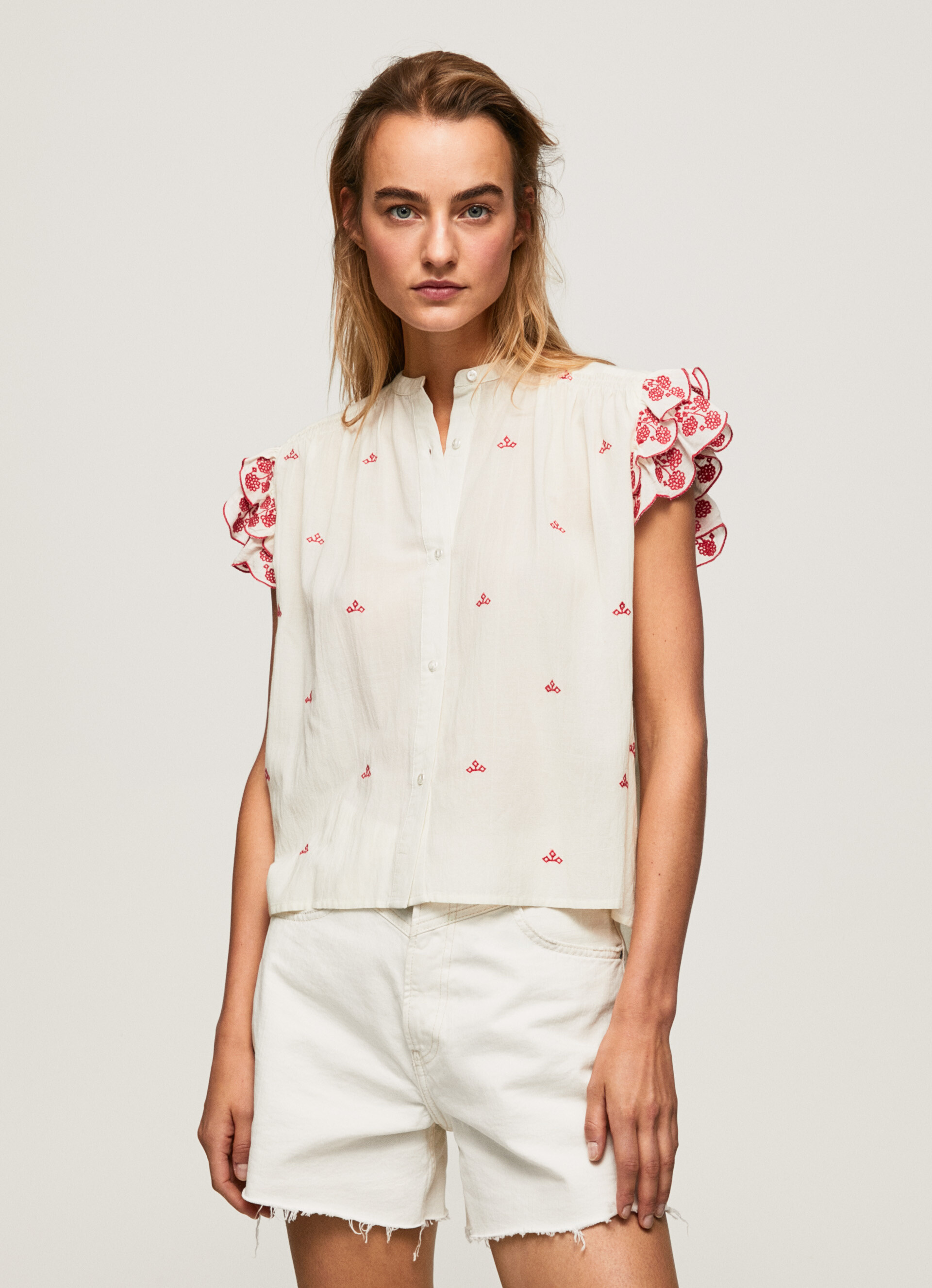 Pepe Jeans - Patterned shirt, White, large image number 3