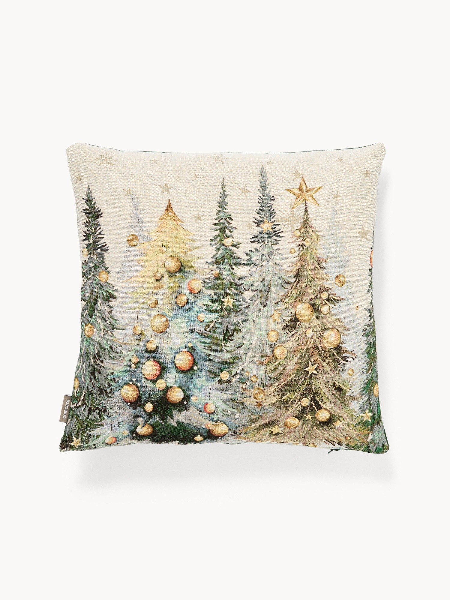 Cuscino 43x43 alberello Gobelin, Multicolor, large image number 0