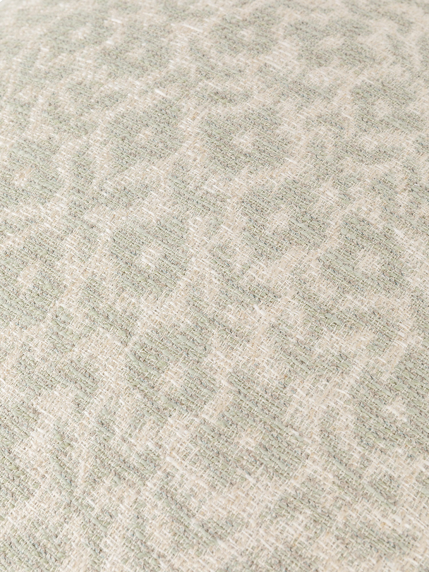 Cuscino misto lino e cotone motivo fiori 50x50cm, Beige, large image number 2