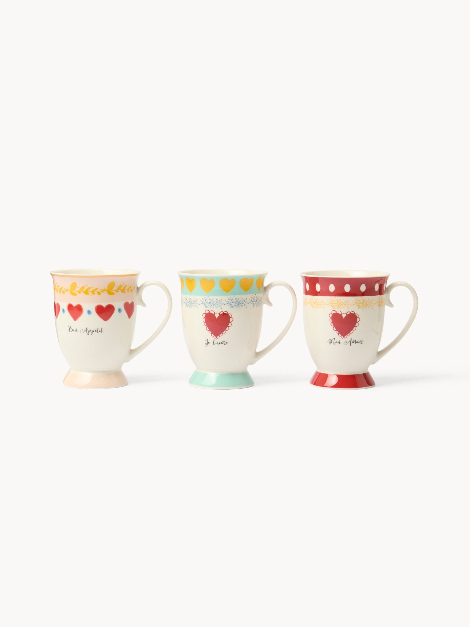 Mon Amour New Bone China Mug - Discounted Price, Multicolor, large image number 0