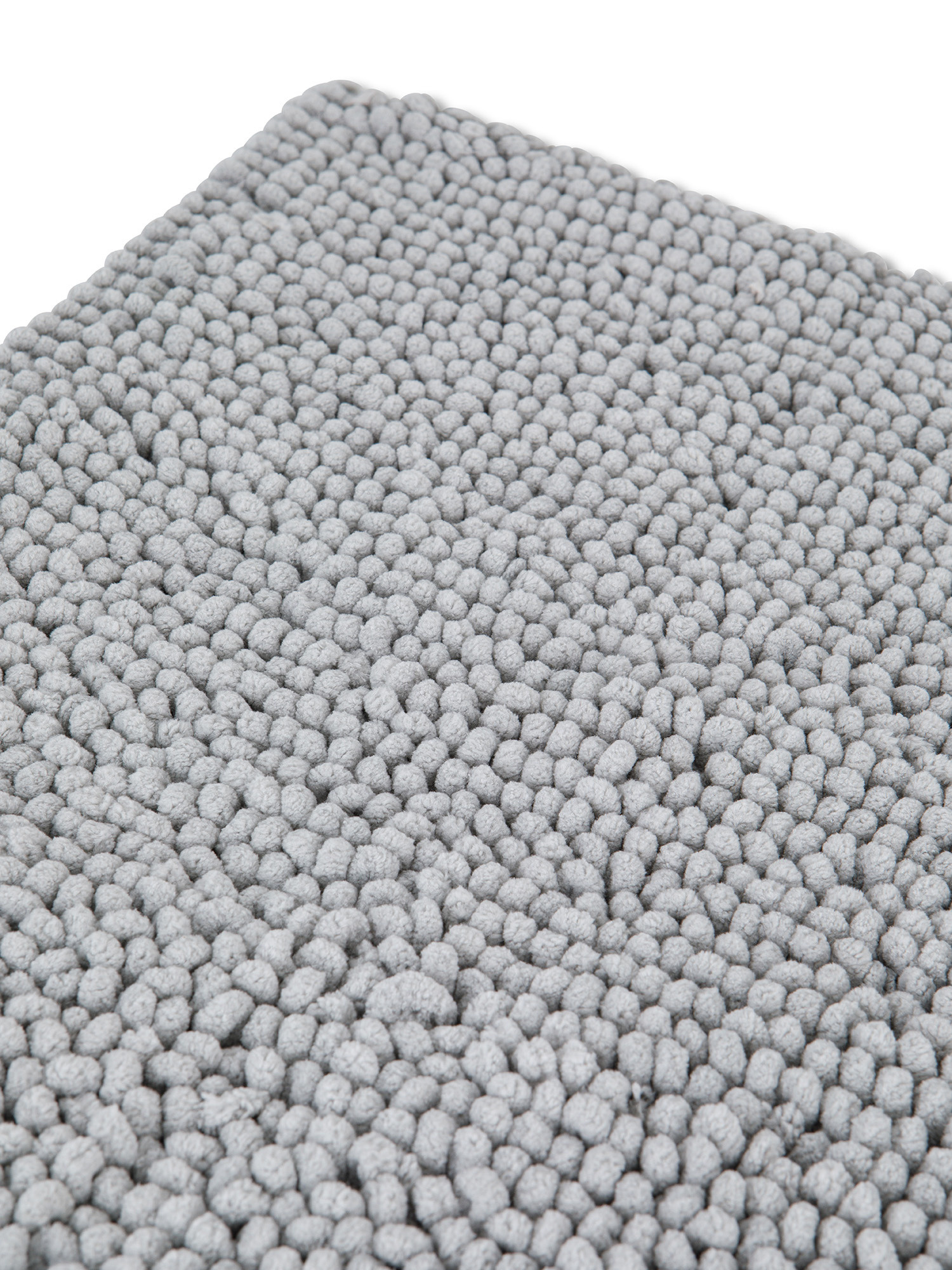 Maxi shaggy effect bath rug, Pearl Grey, large image number 1