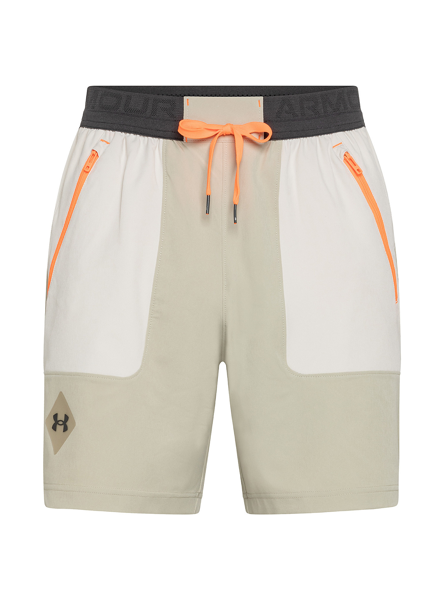 Shorts UA Rival Terry, Beige, large image number 0
