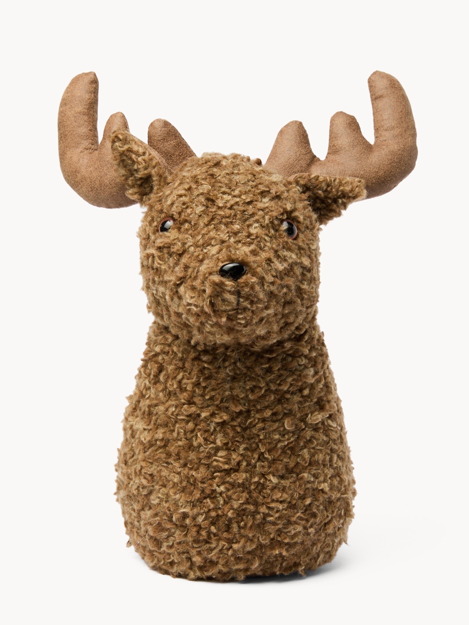 Reindeer-shaped doorstop, Beige, large image number 0