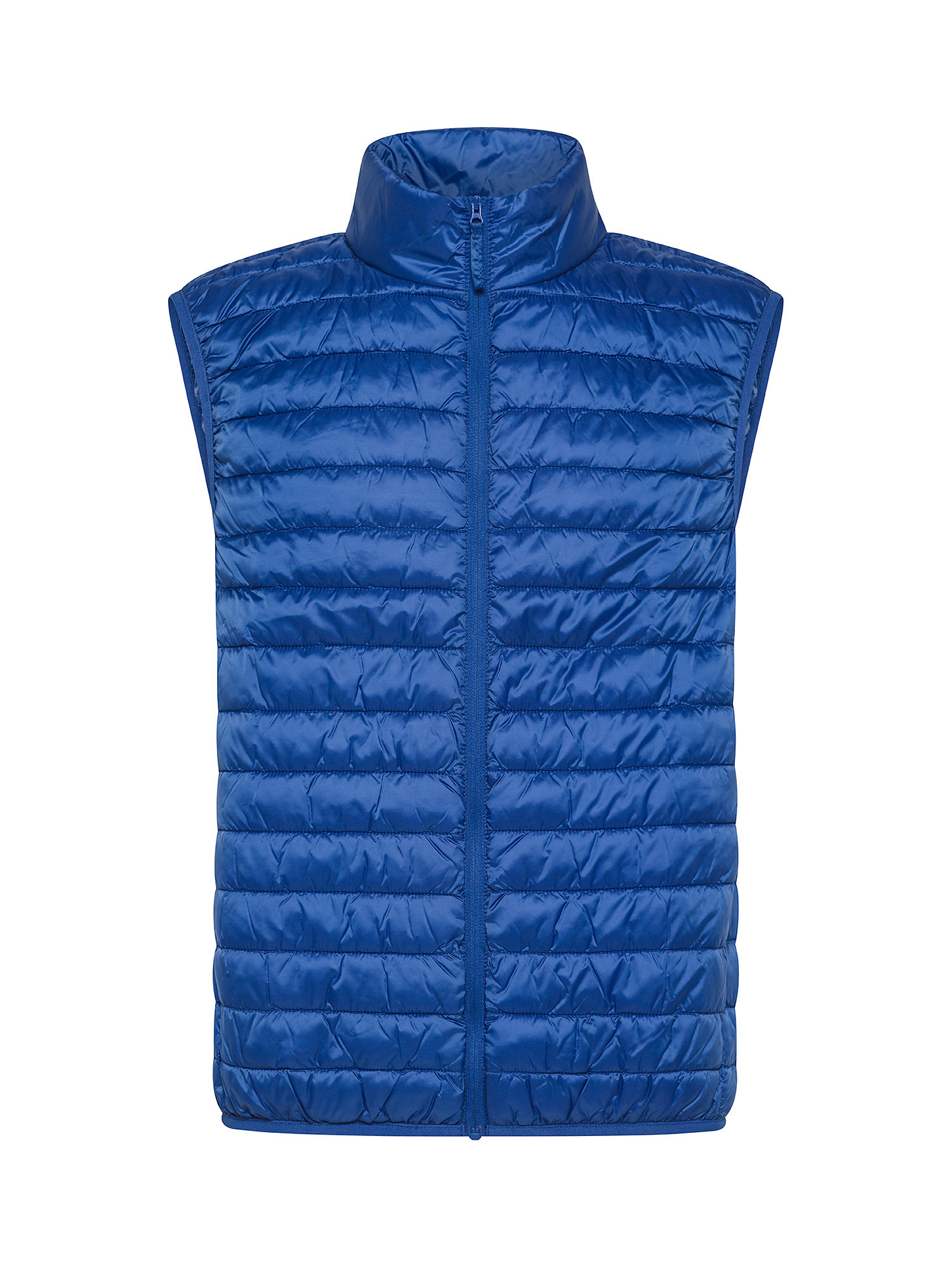 JCT - Quilted sleeveless down jacket, Blue Cornflower, large image number 0
