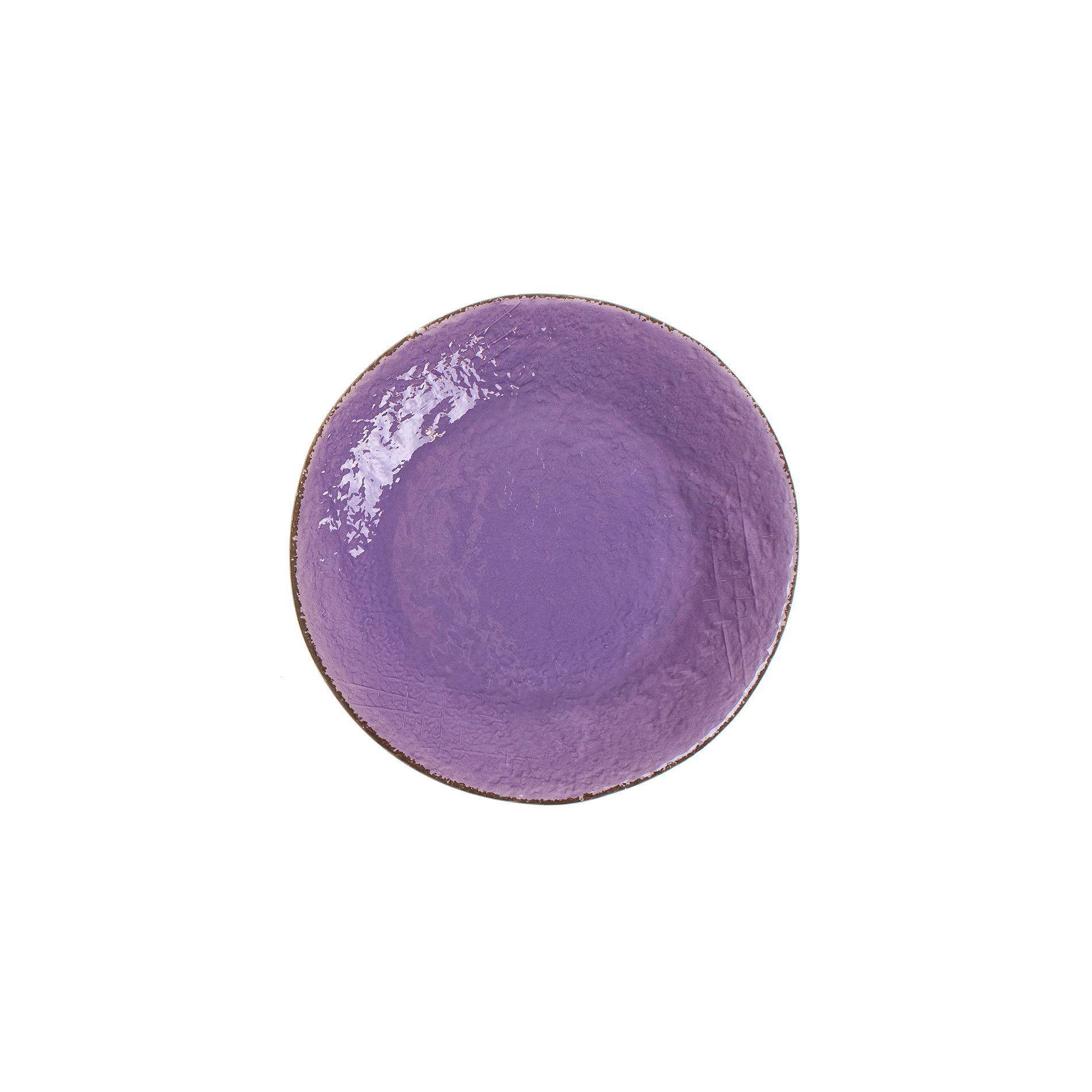 Preta handmade ceramic side plate, Purple Lilac, large image number 0