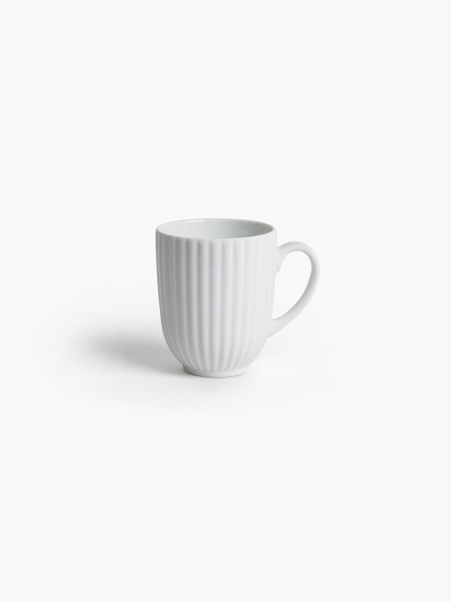 Mug in porcellana Country chic, Bianco, large image number 0