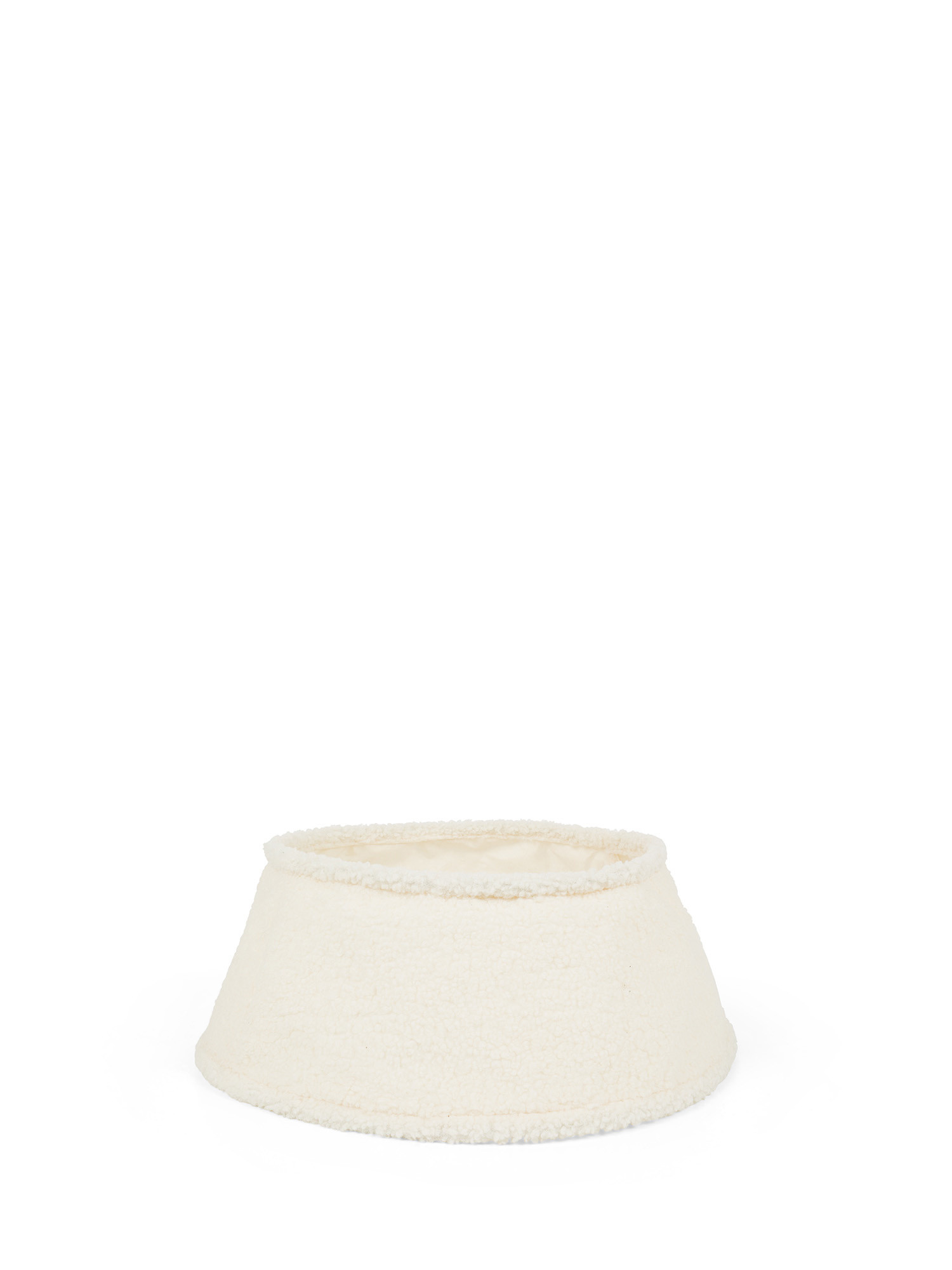 Copri base albero in tessuto morbido, Bianco, large image number 0