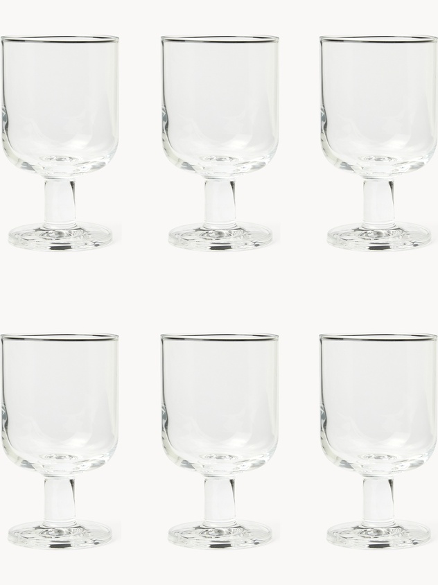 Set 6 calici in vetro Hosteria