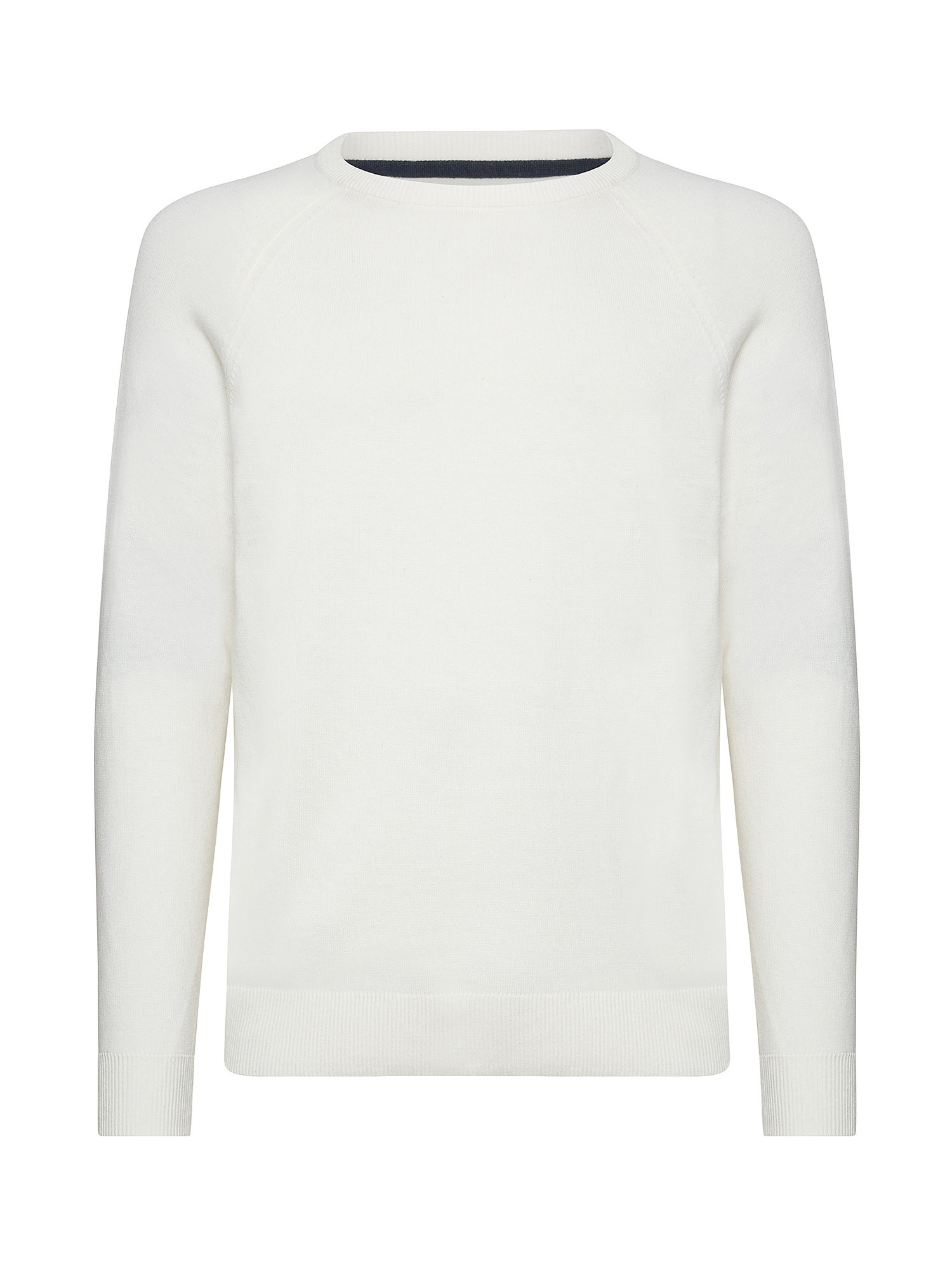 Pepe Jeans - Pullover girocollo in cotone, Bianco avorio, large image number 0