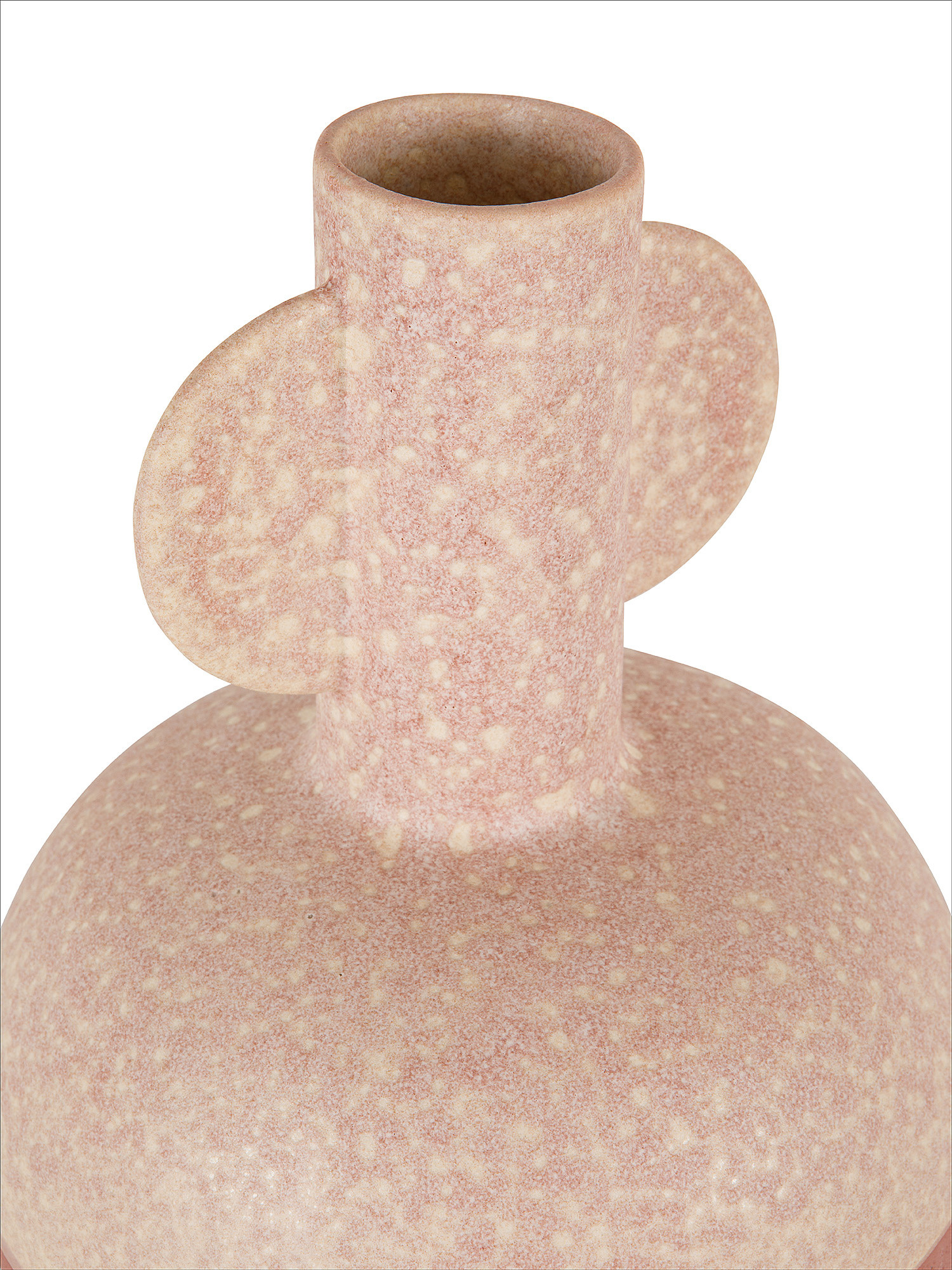 Portuguese handcrafted ceramic vase, Pink, large image number 1
