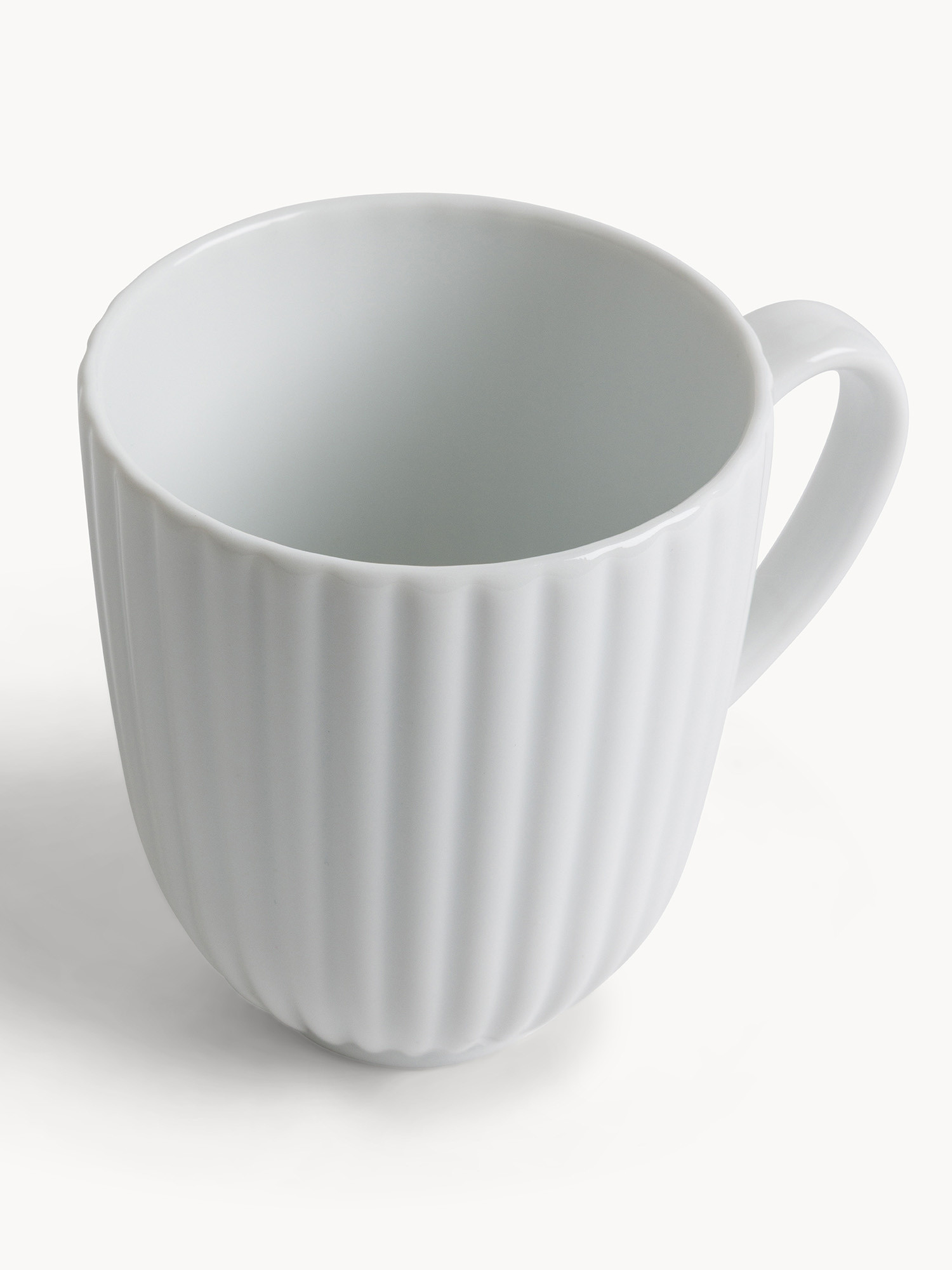 Mug in porcellana Country chic, Bianco, large image number 1