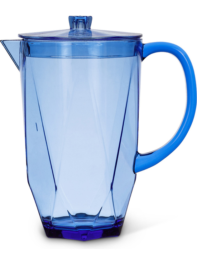 Caraffa in plastica rigata