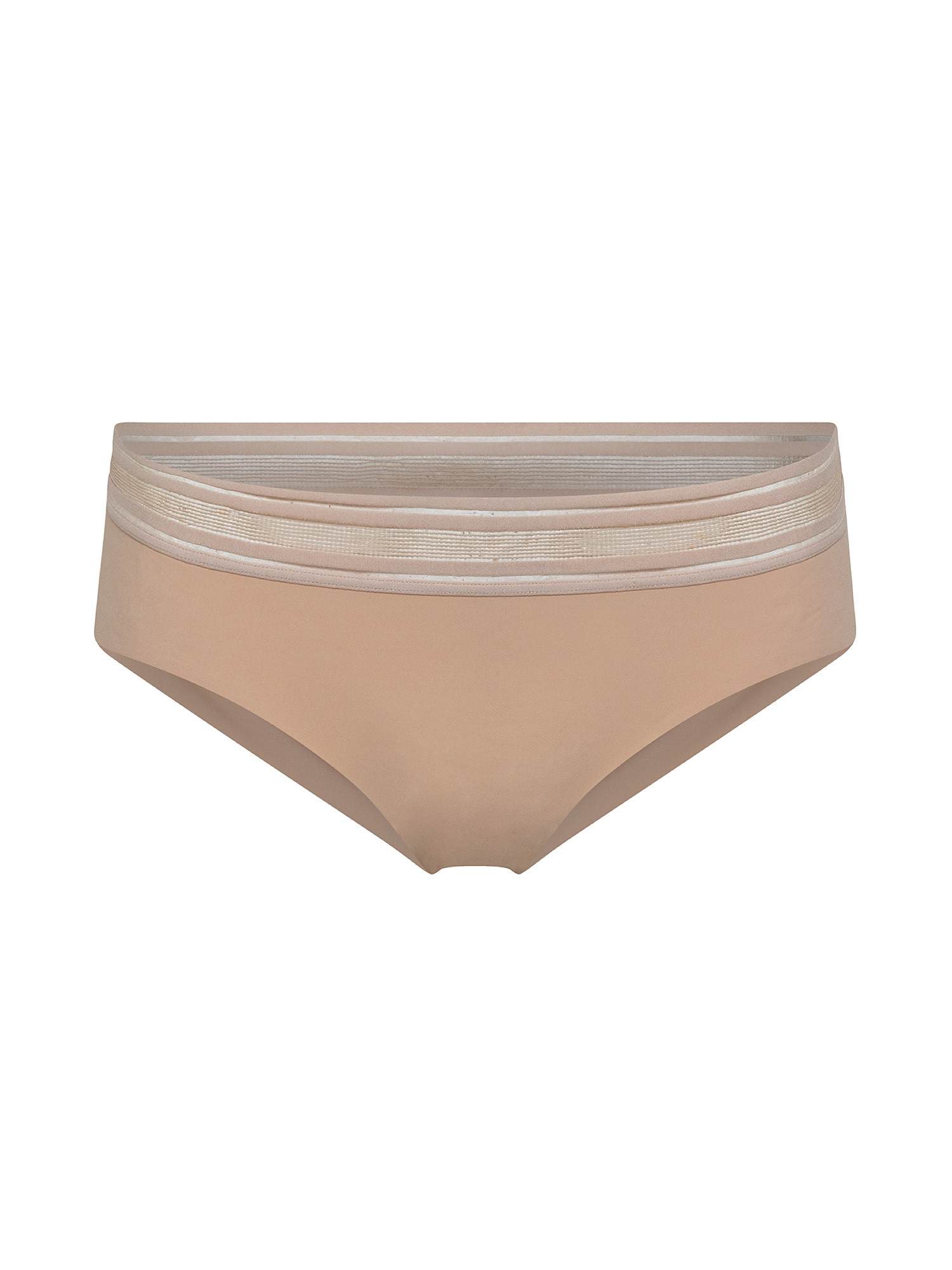Briefs with graphic elastic band, Sand, large image number 0