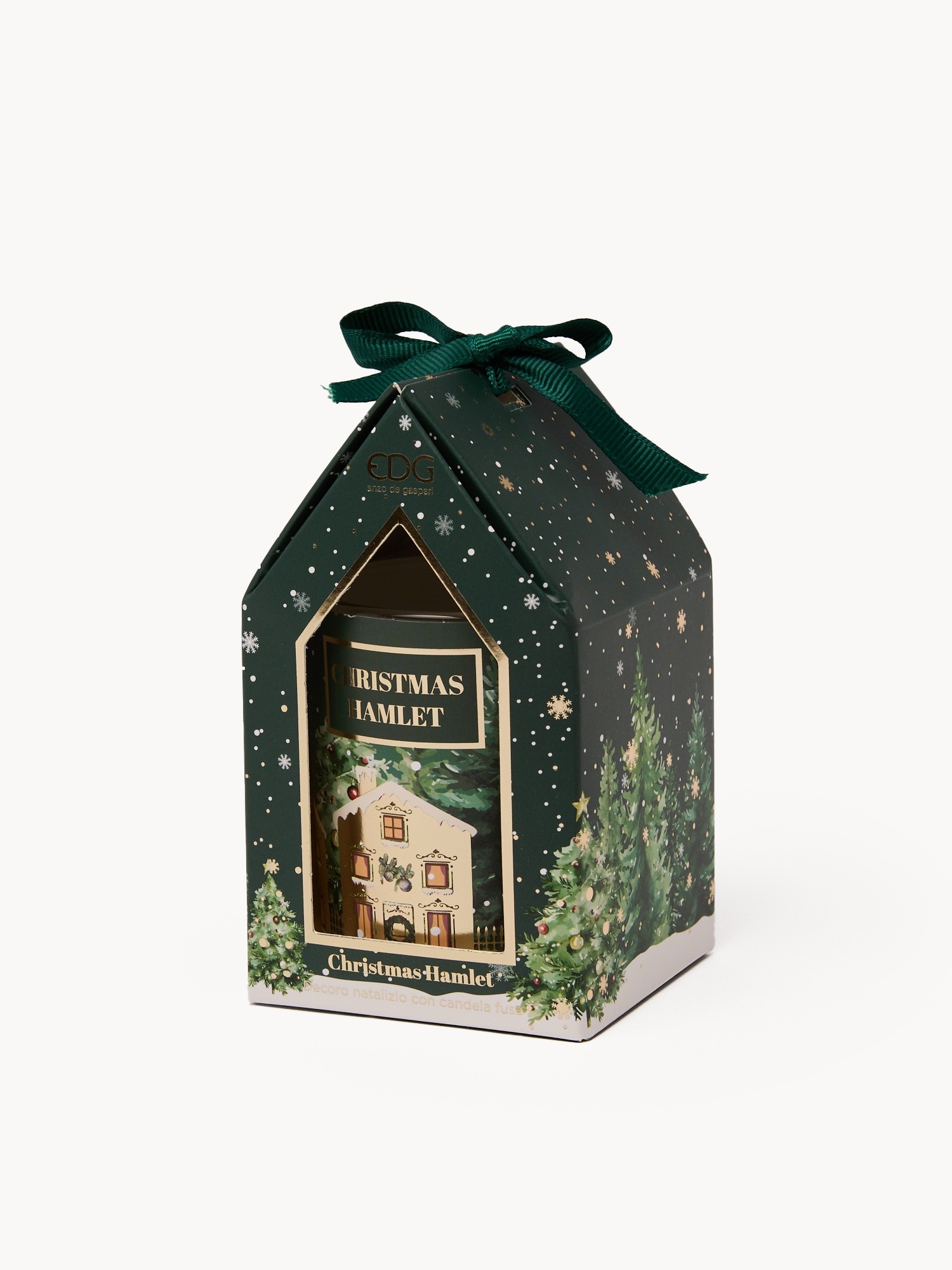 Scented candle in a gift box, Dark Green, large image number 0