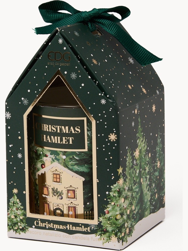 Scented candle in a gift box
