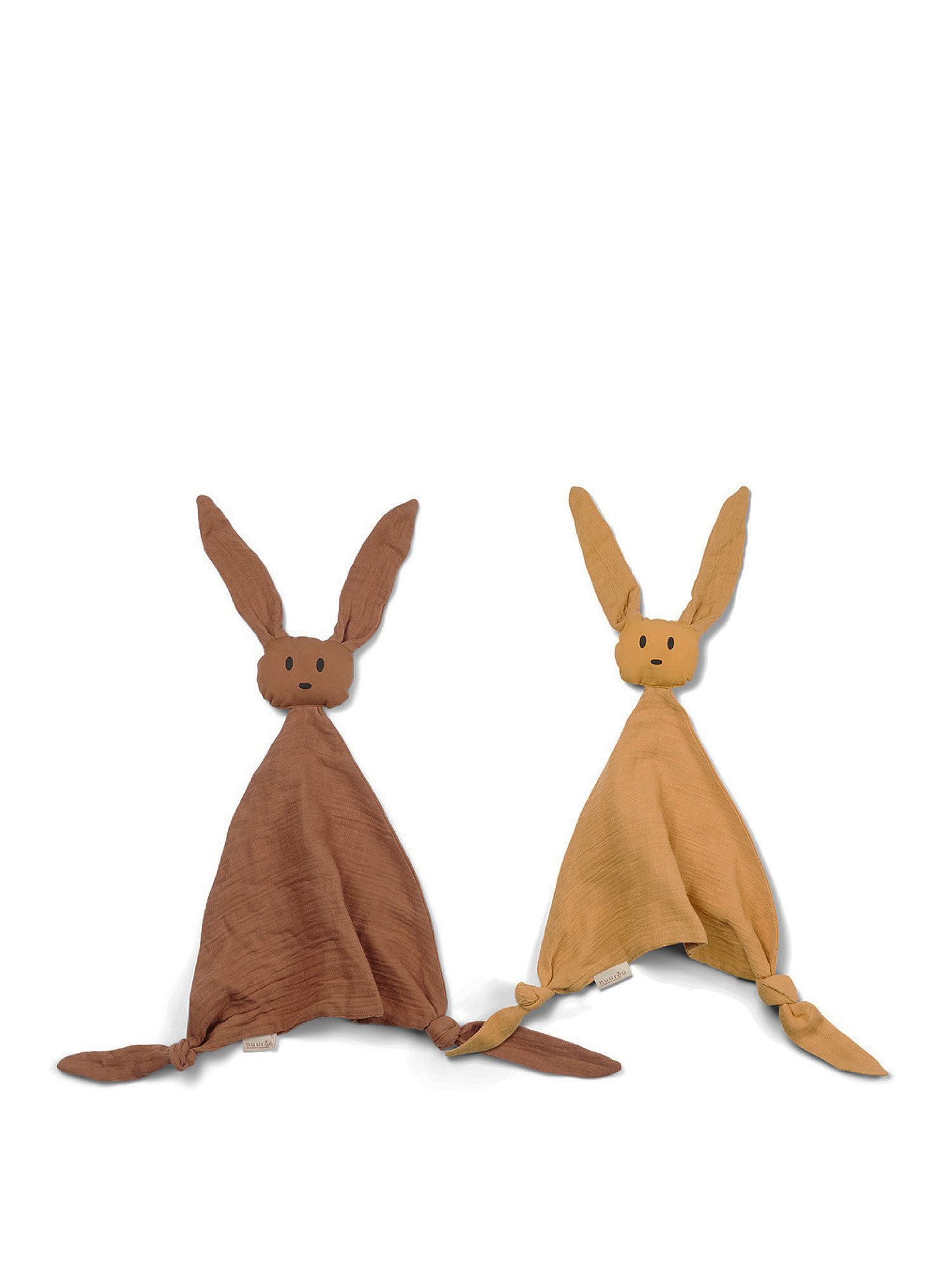 Dou Dou bunny in organic cotton muslin, Copper Brown, large image number 0