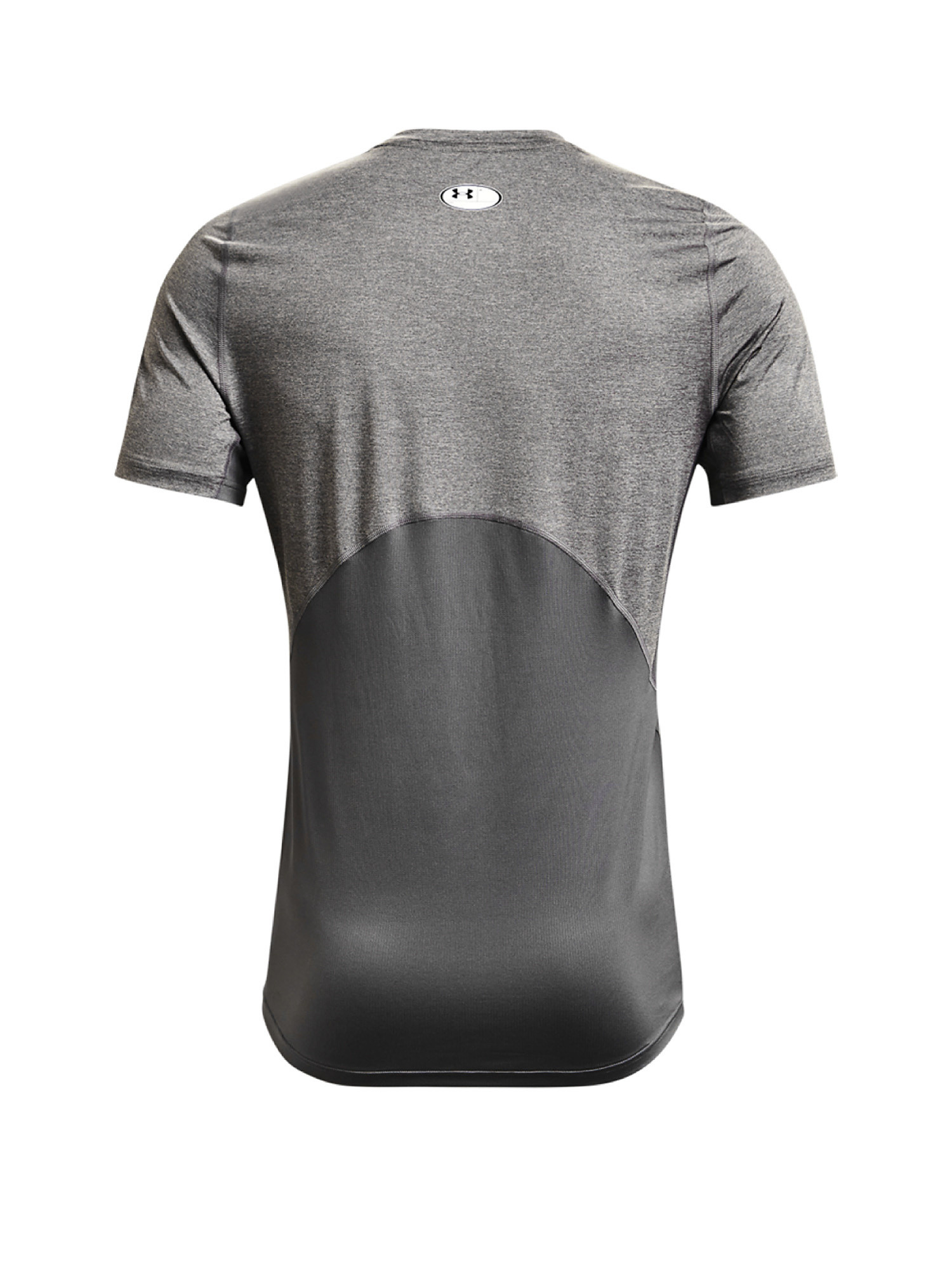 Under Armour - HeatGear® Armor Fitted Short Sleeve Shirt, Grey, large image number 1