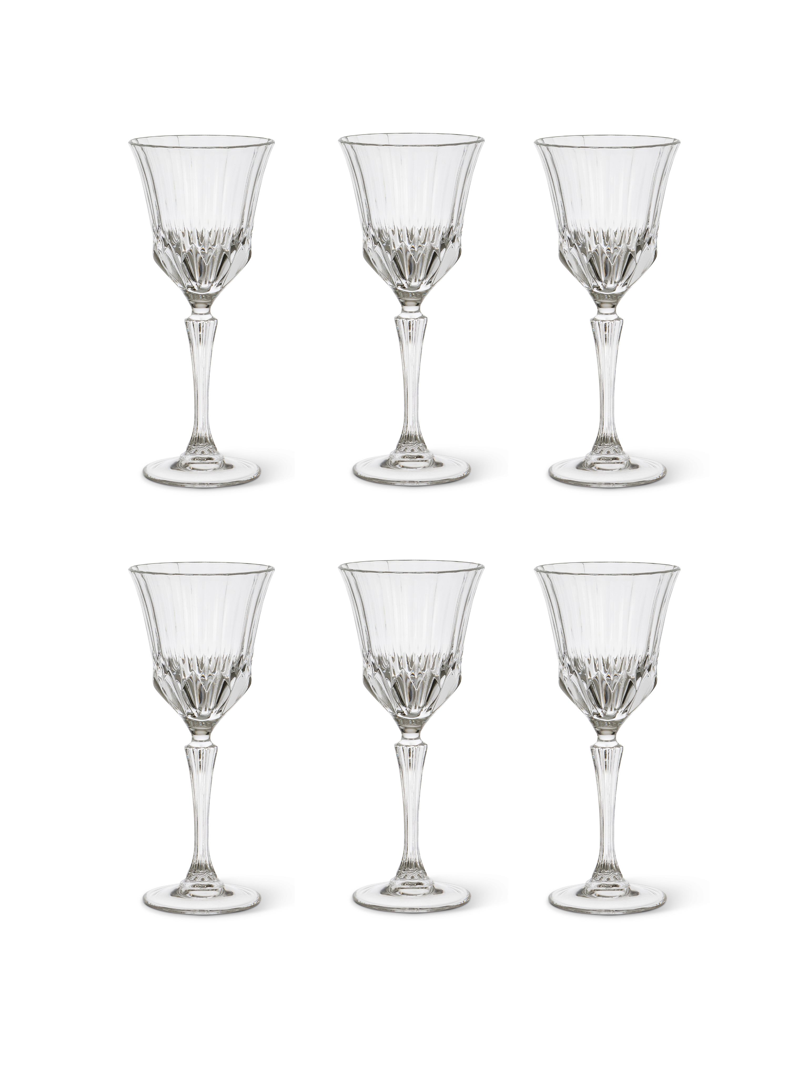 Set of 6 water goblets Adagio, Transparent, large image number 0