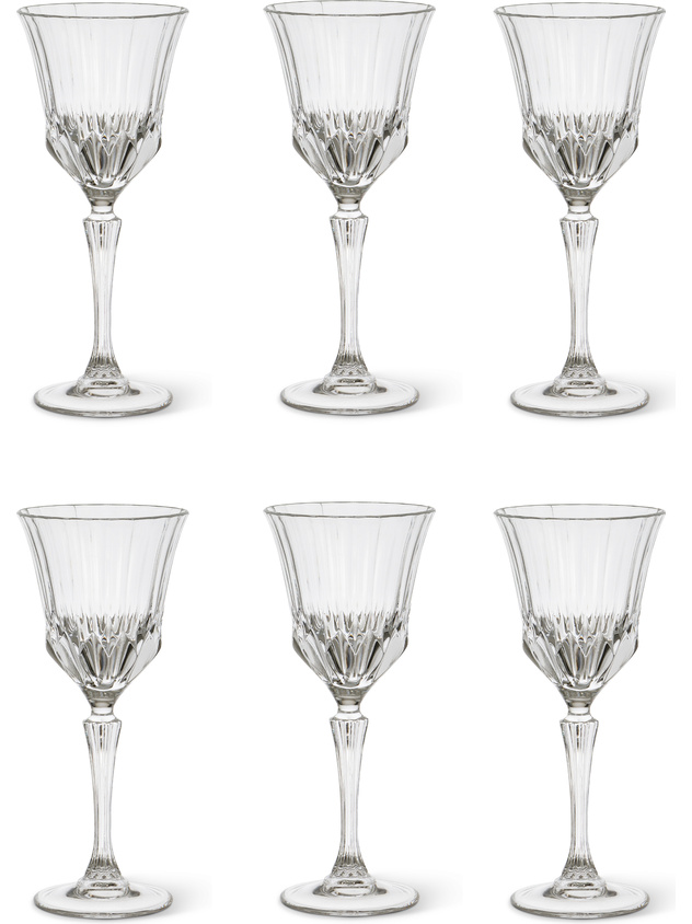 Set of 6 water goblets Adagio