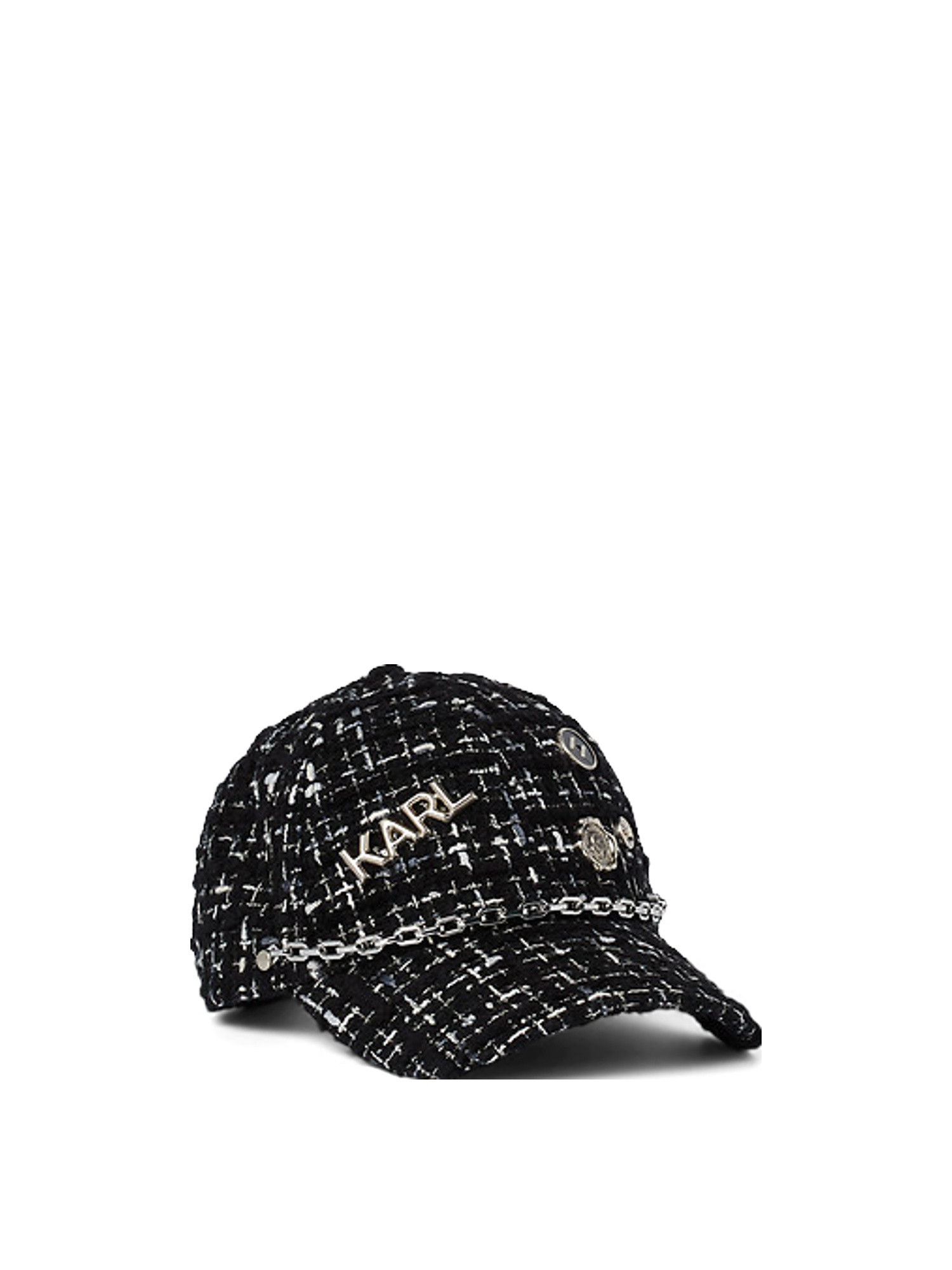 Karl Lagerfeld - K/pins cappello bouclé, Nero, large image number 0