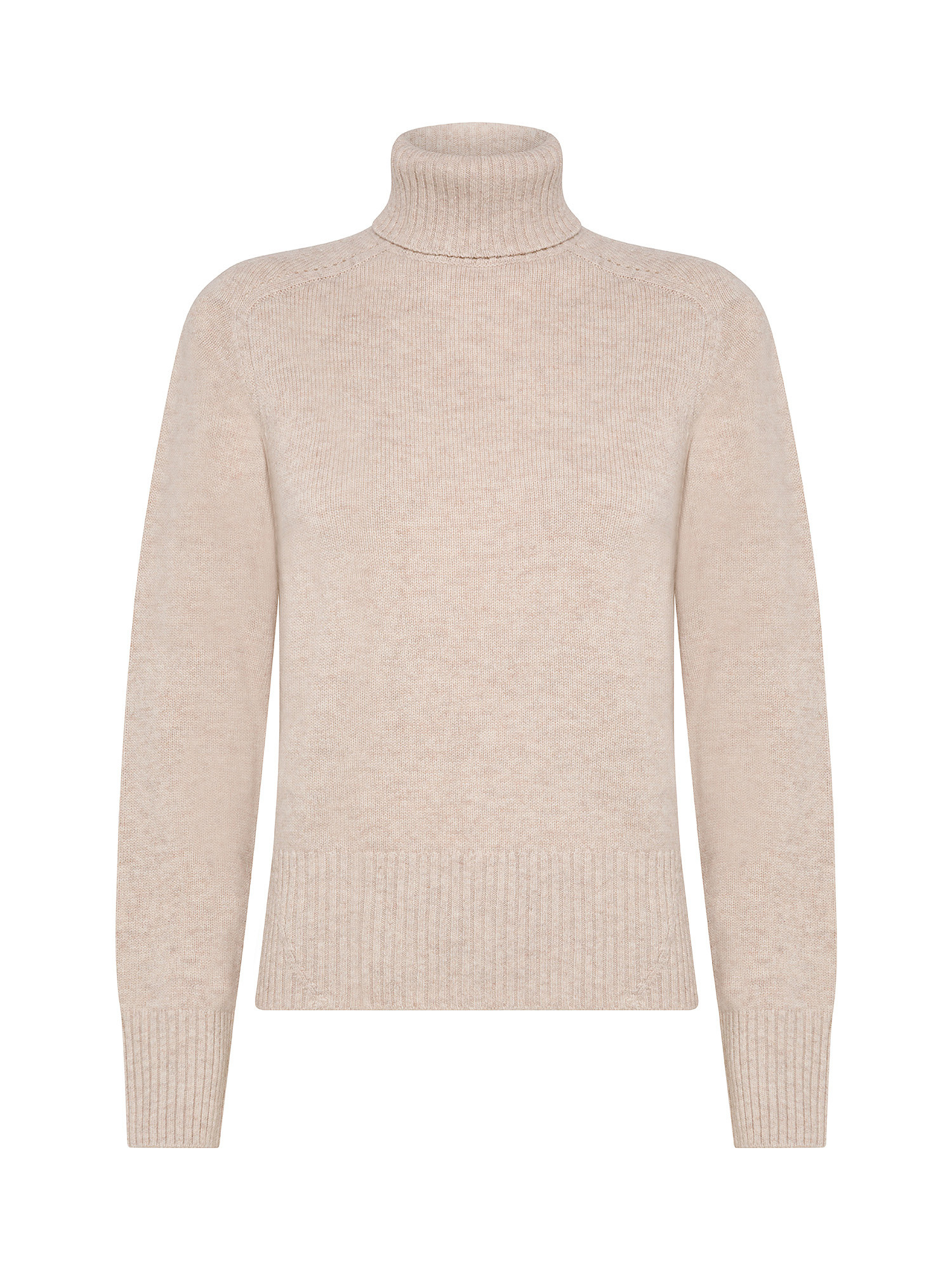 Ecoalf - Cisa turtleneck sweater, Light Beige, large image number 0