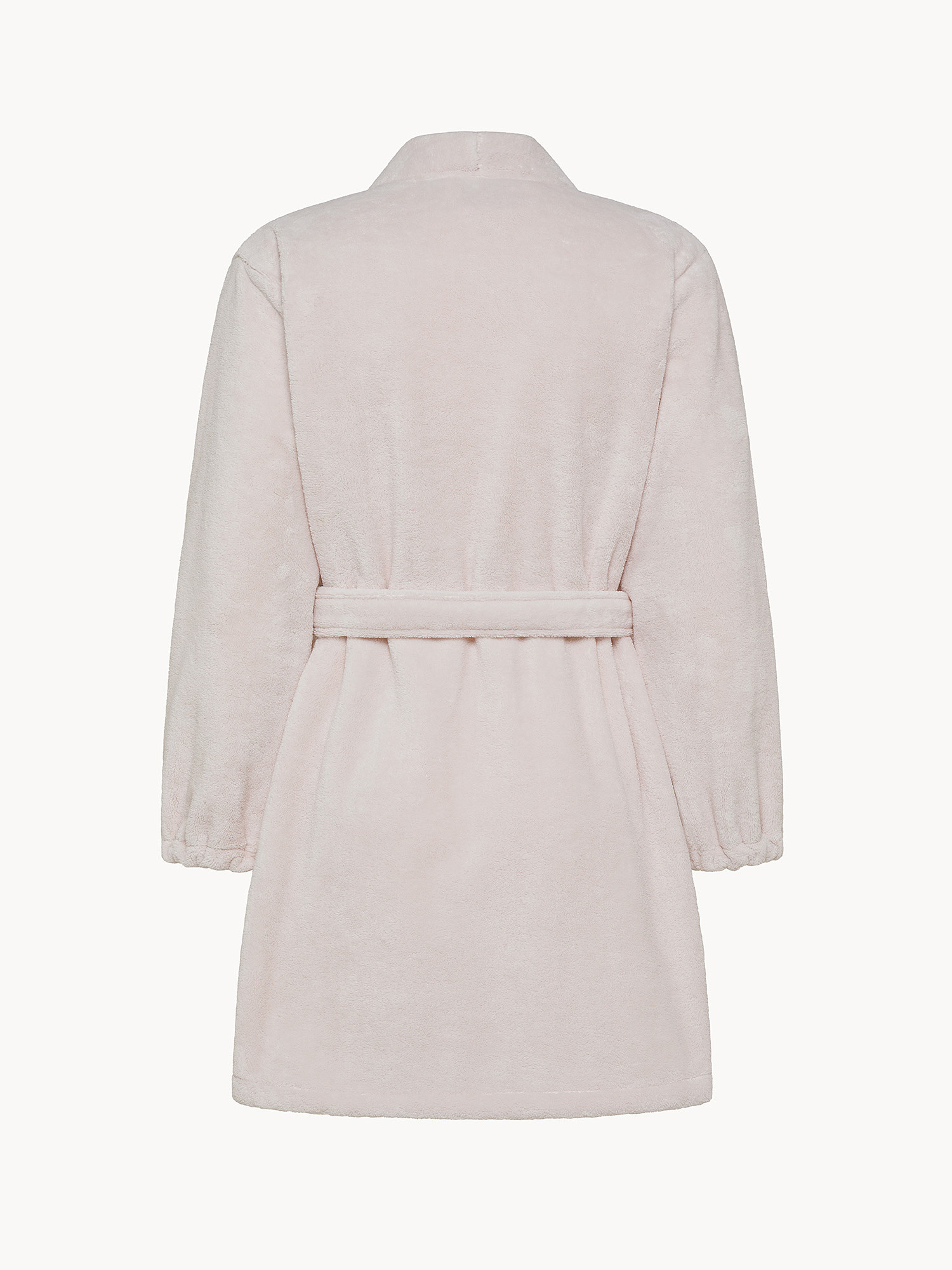 Fleece robe, Light Pink, large image number 1