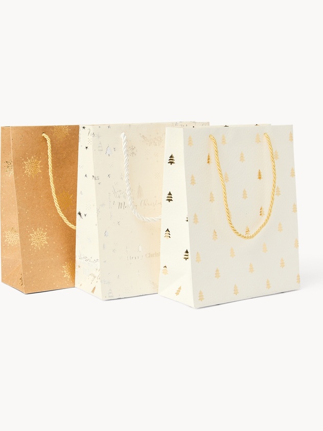3 Assorted Paper Bags