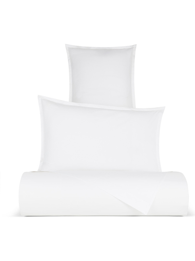 Zefiro smooth cotton percale sheet