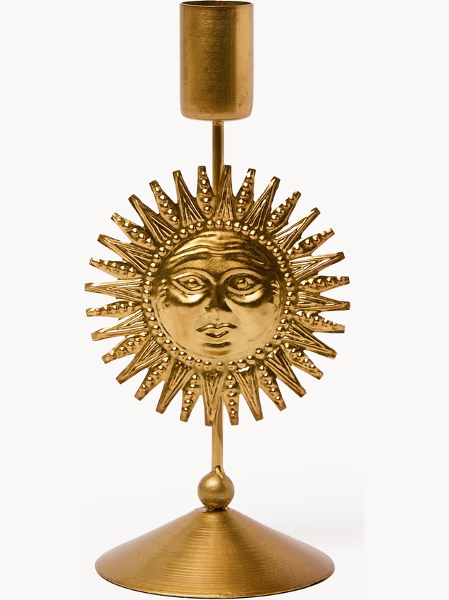 Iron candlestick