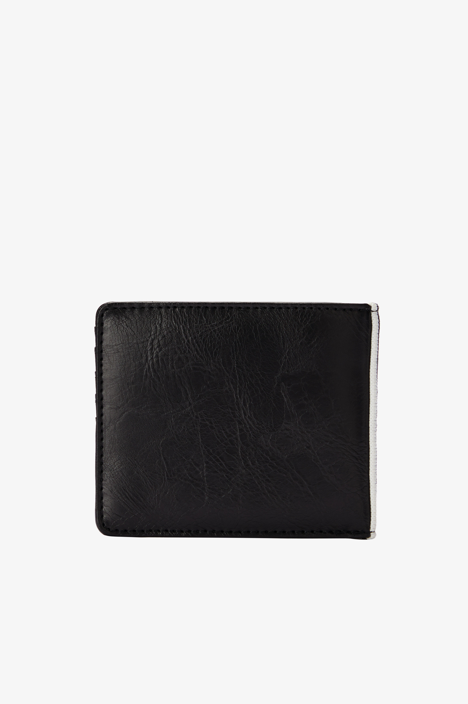 Wallet with logo, Black, large image number 1