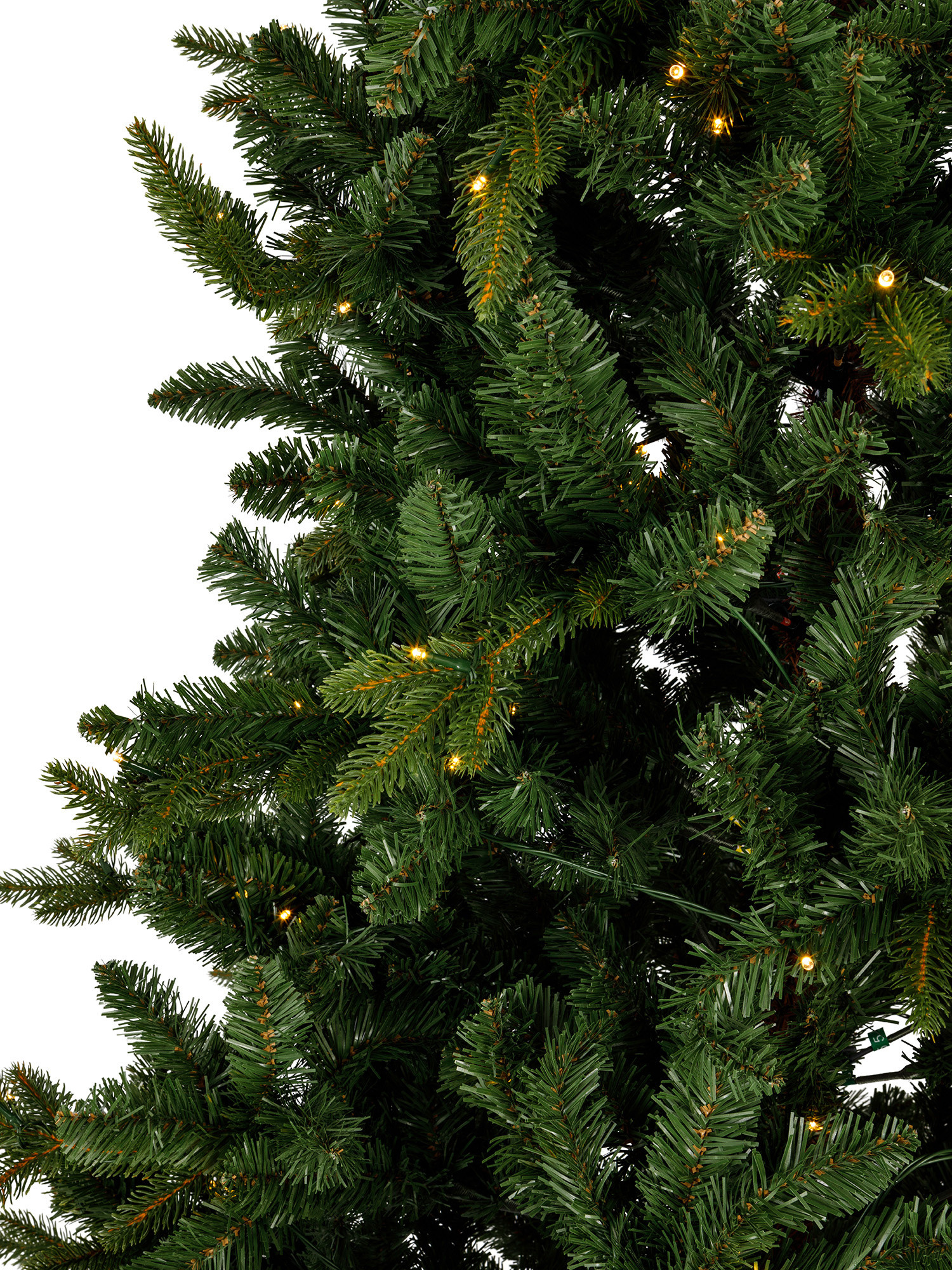 Albero di Natale Elkins con sfumature di verde H215 250LED, Verde scuro, large image number 1