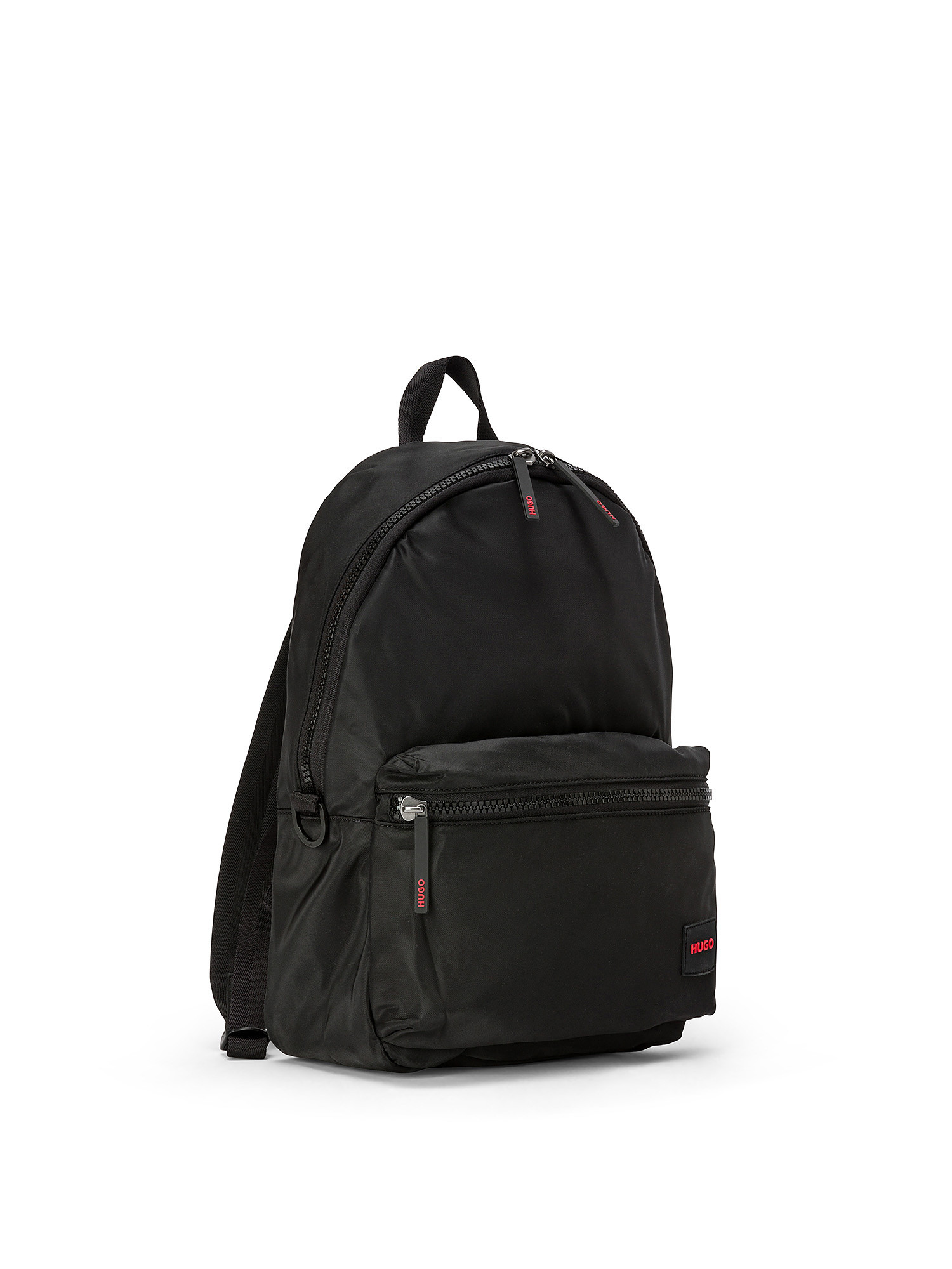 Hugo - Logo backpack, Black, large image number 1