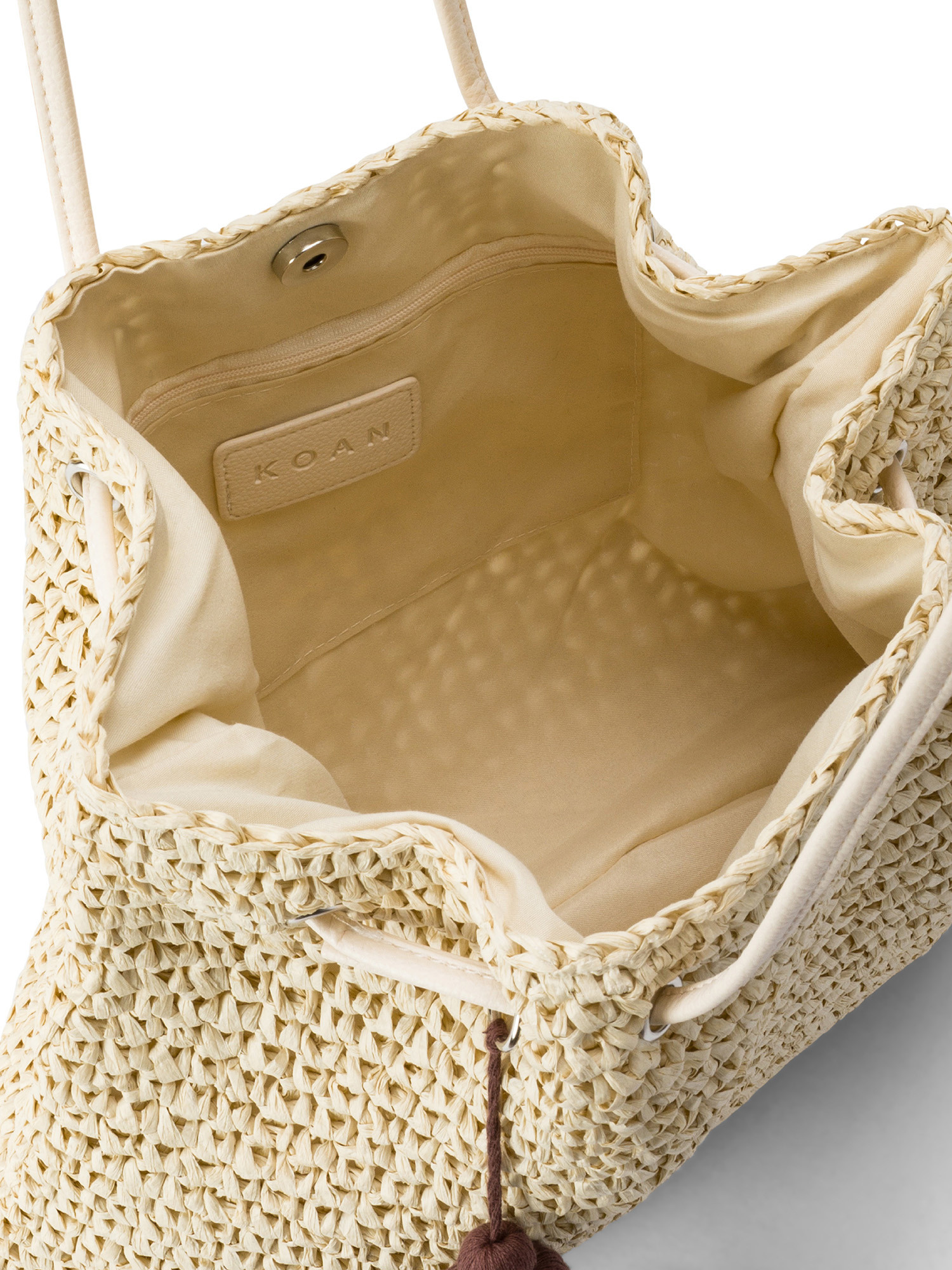 Koan - Straw shoulder bag, Natural, large image number 2