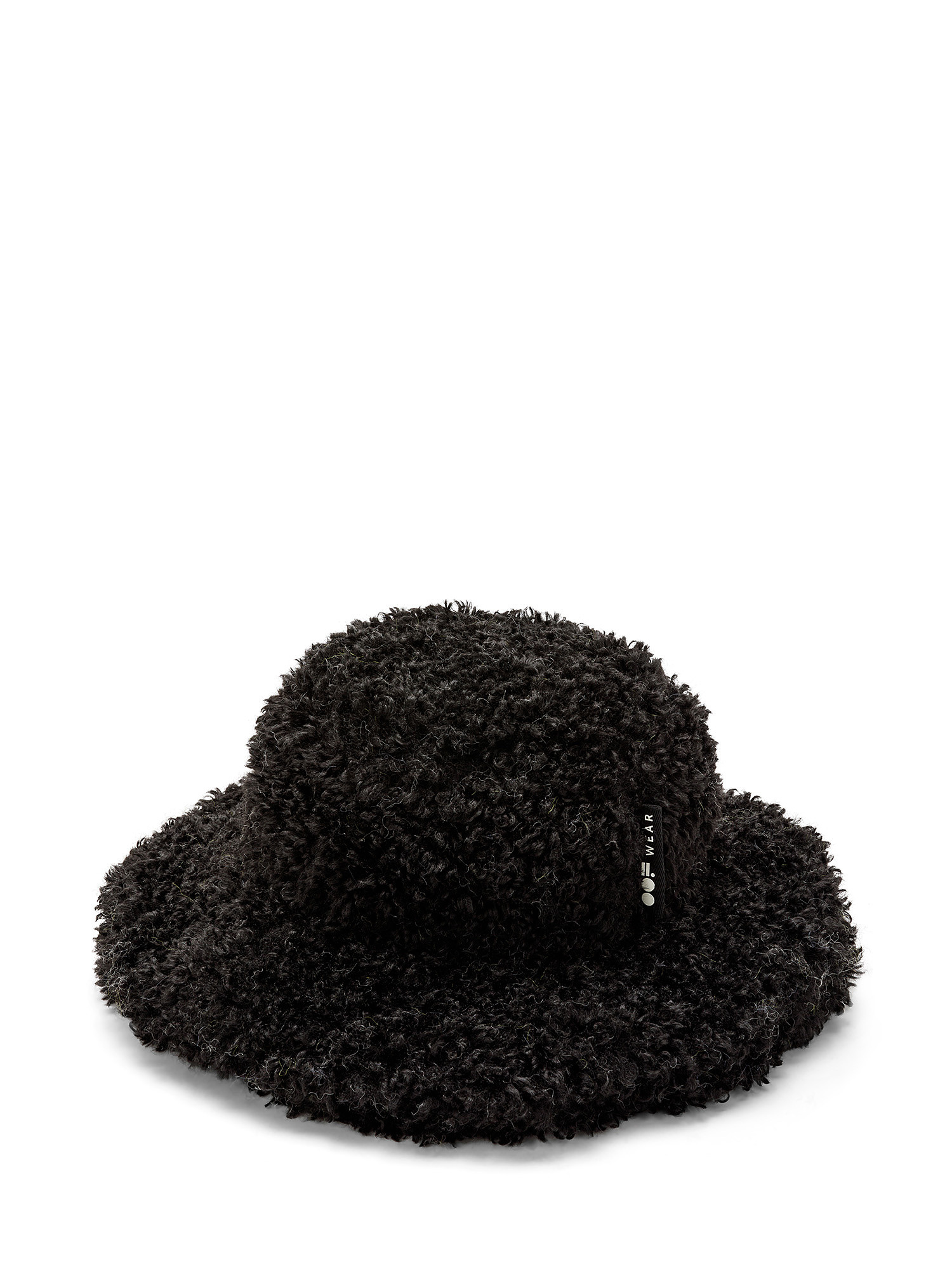 Faux fur hat, Black, large image number 0