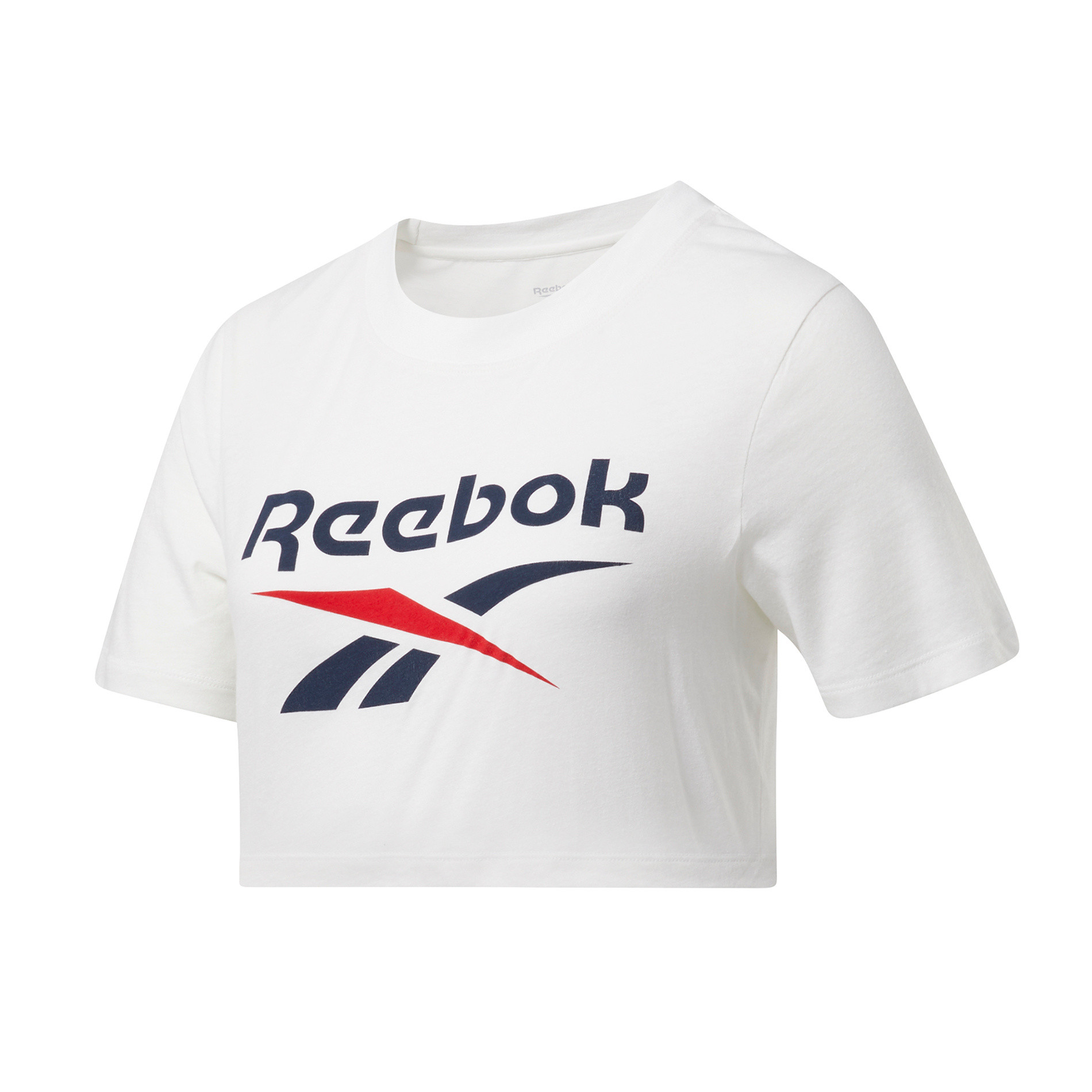 T-shirt Reebok identity cropped, Bianco, large
