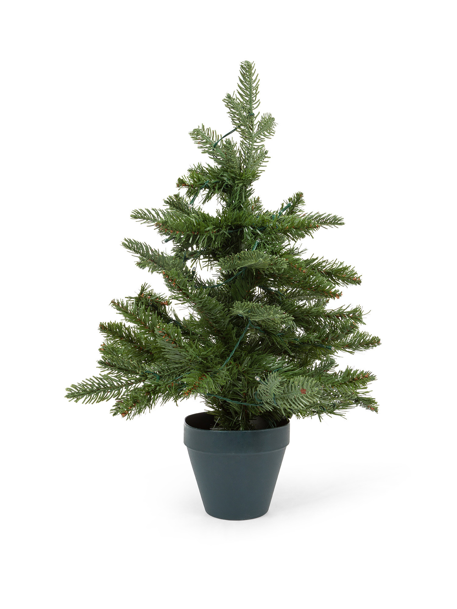 Albero di Natale 30 LED H 60 cm, Verde, large image number 0