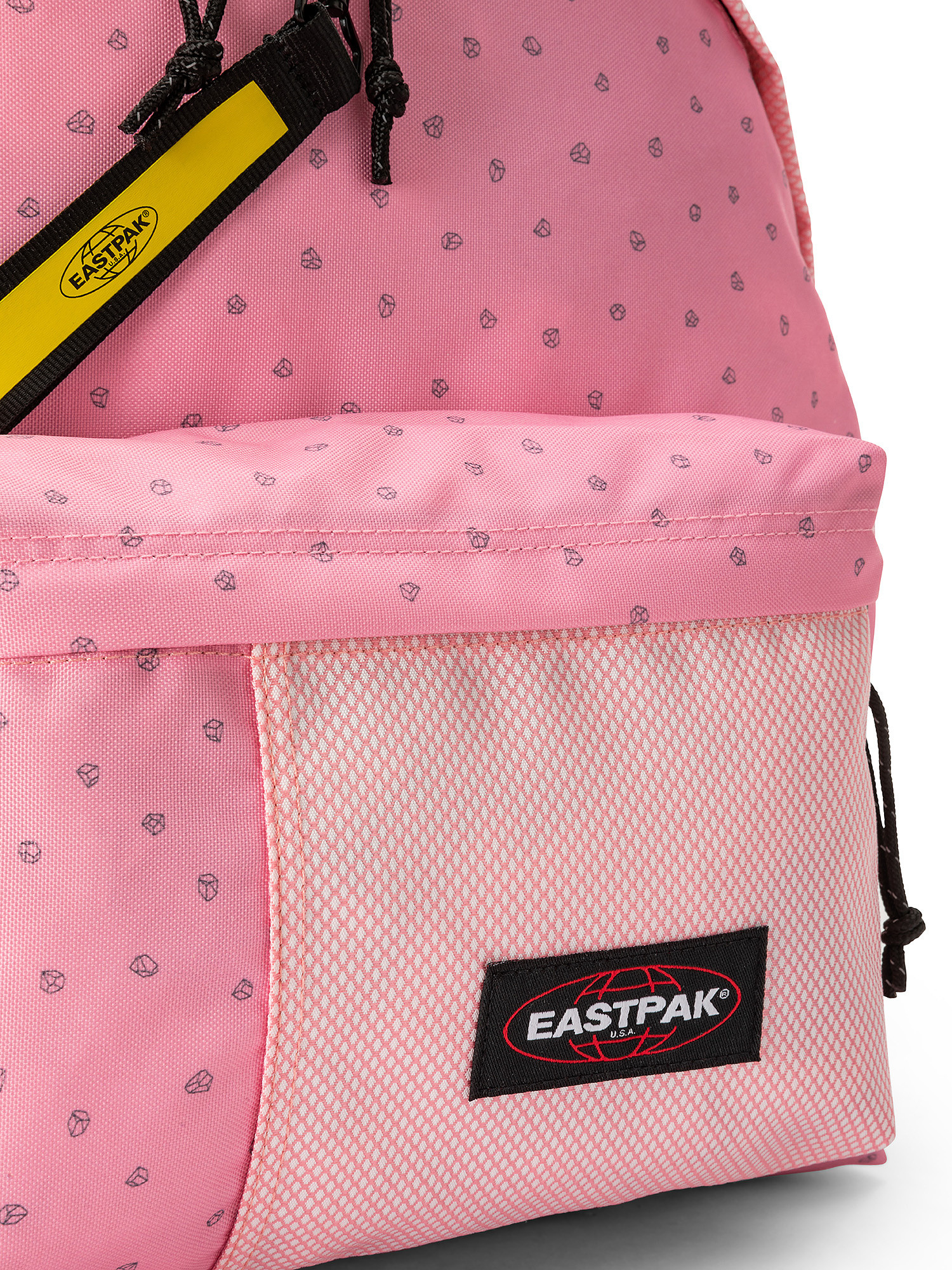 Backpack with laptop compartment and removable key ring, Pink, large image number 2