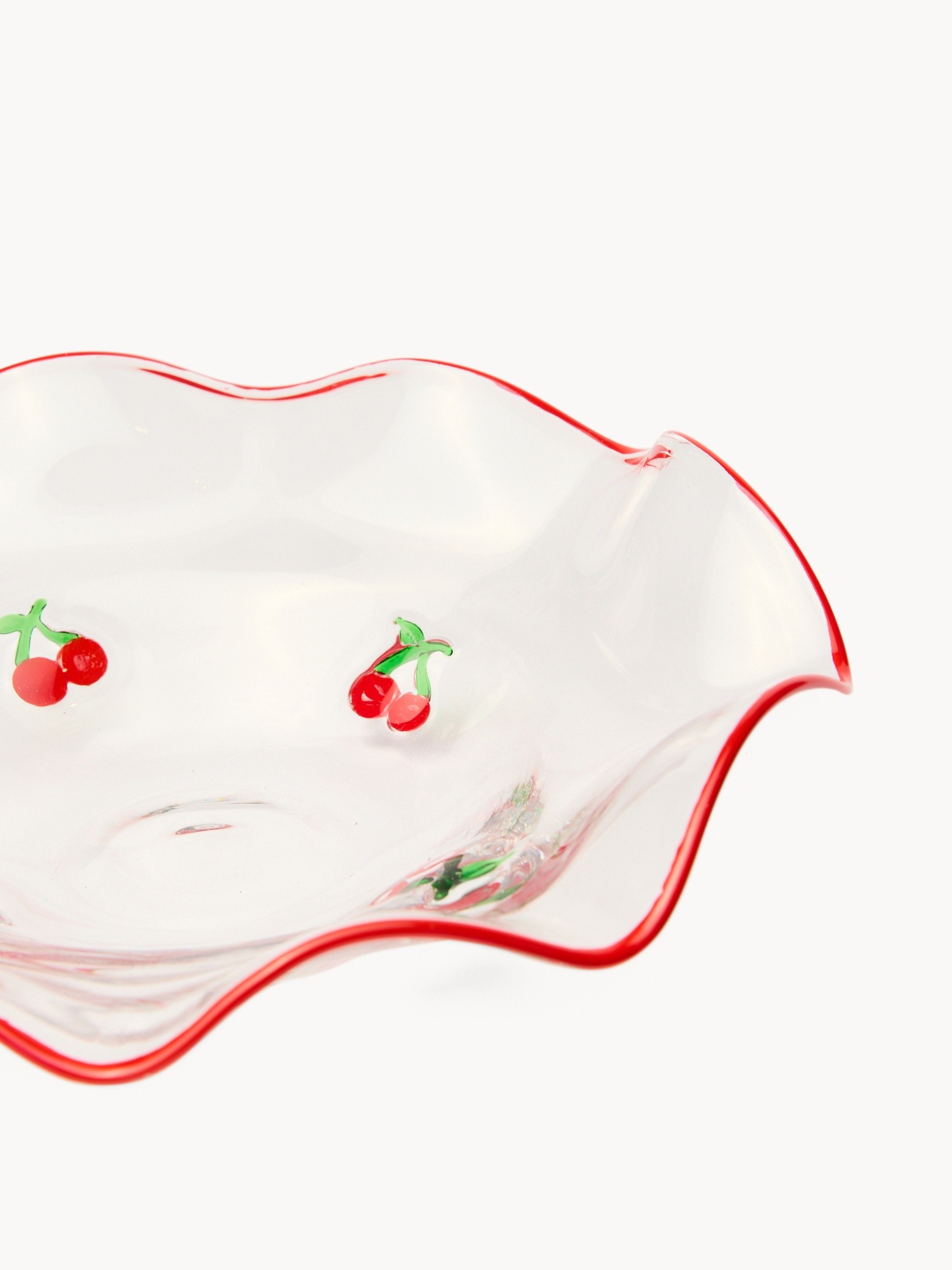 Coppa in vetro ondulato - Prezzo di lancio, Trasparente, large image number 1