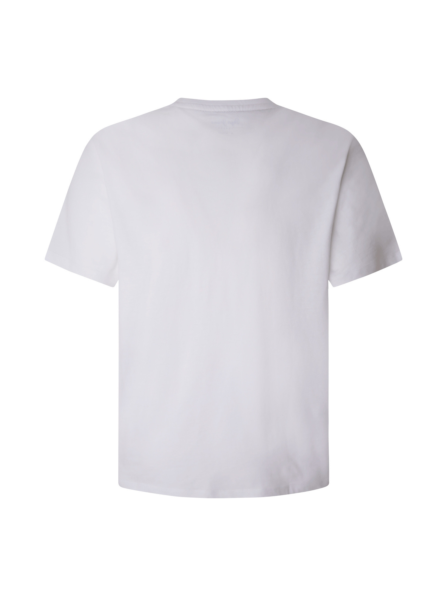 Pepe Jeans - T-shirt con stampa in cotone, Bianco, large image number 1