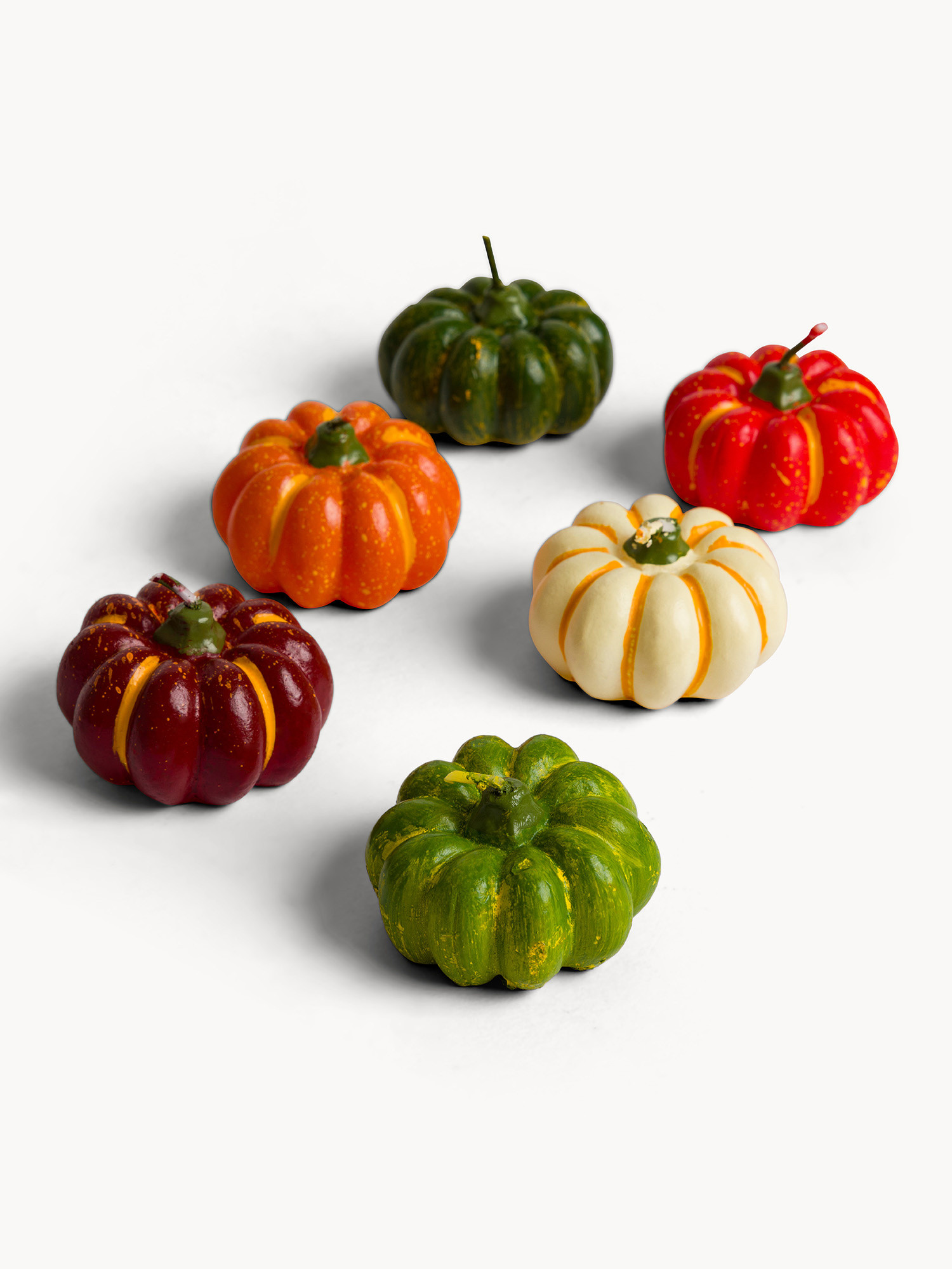 Set 6 candeline a zucca, Multicolor, large image number 1