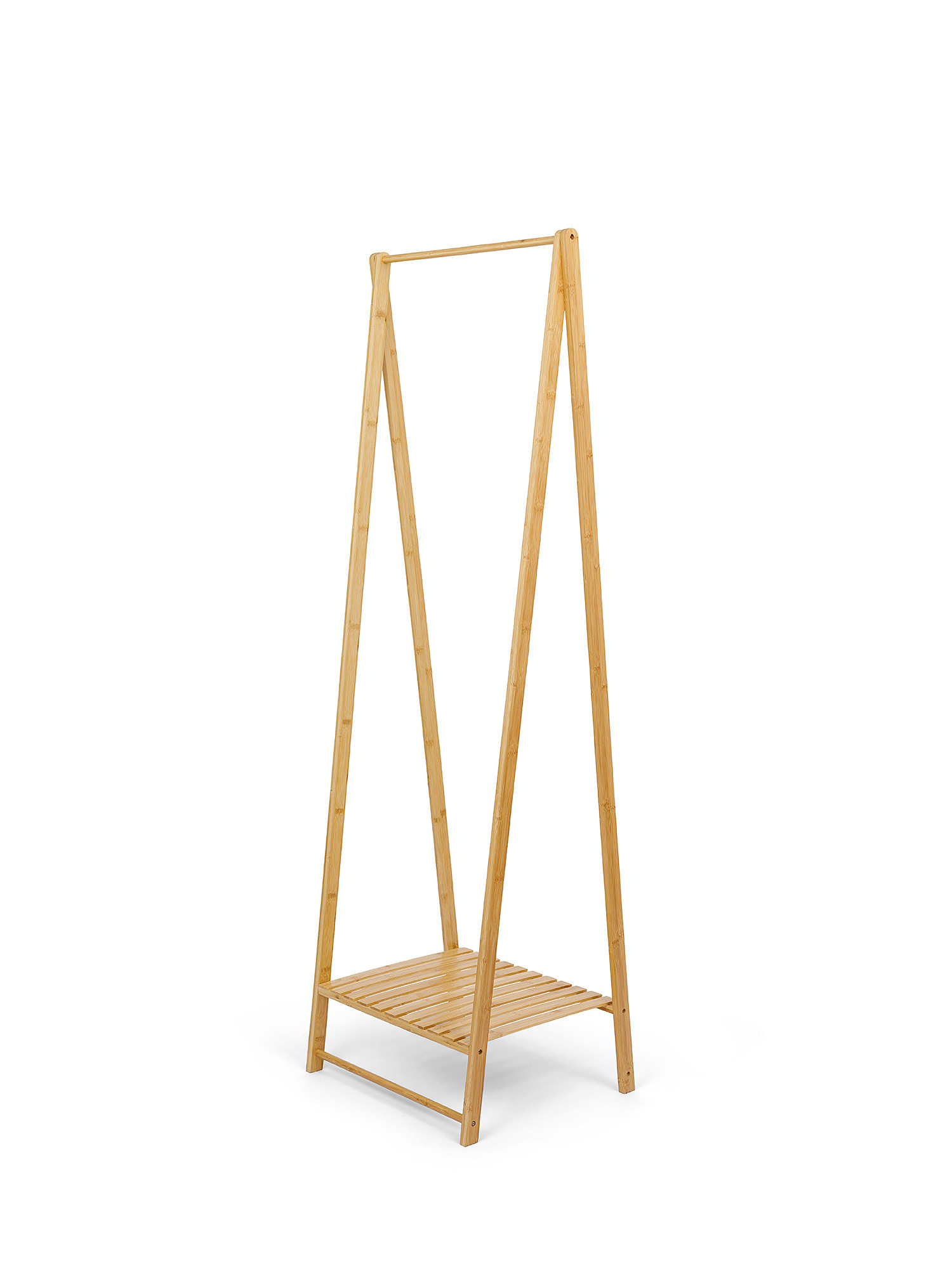 Bamboo coat hanger, Beige, large image number 0