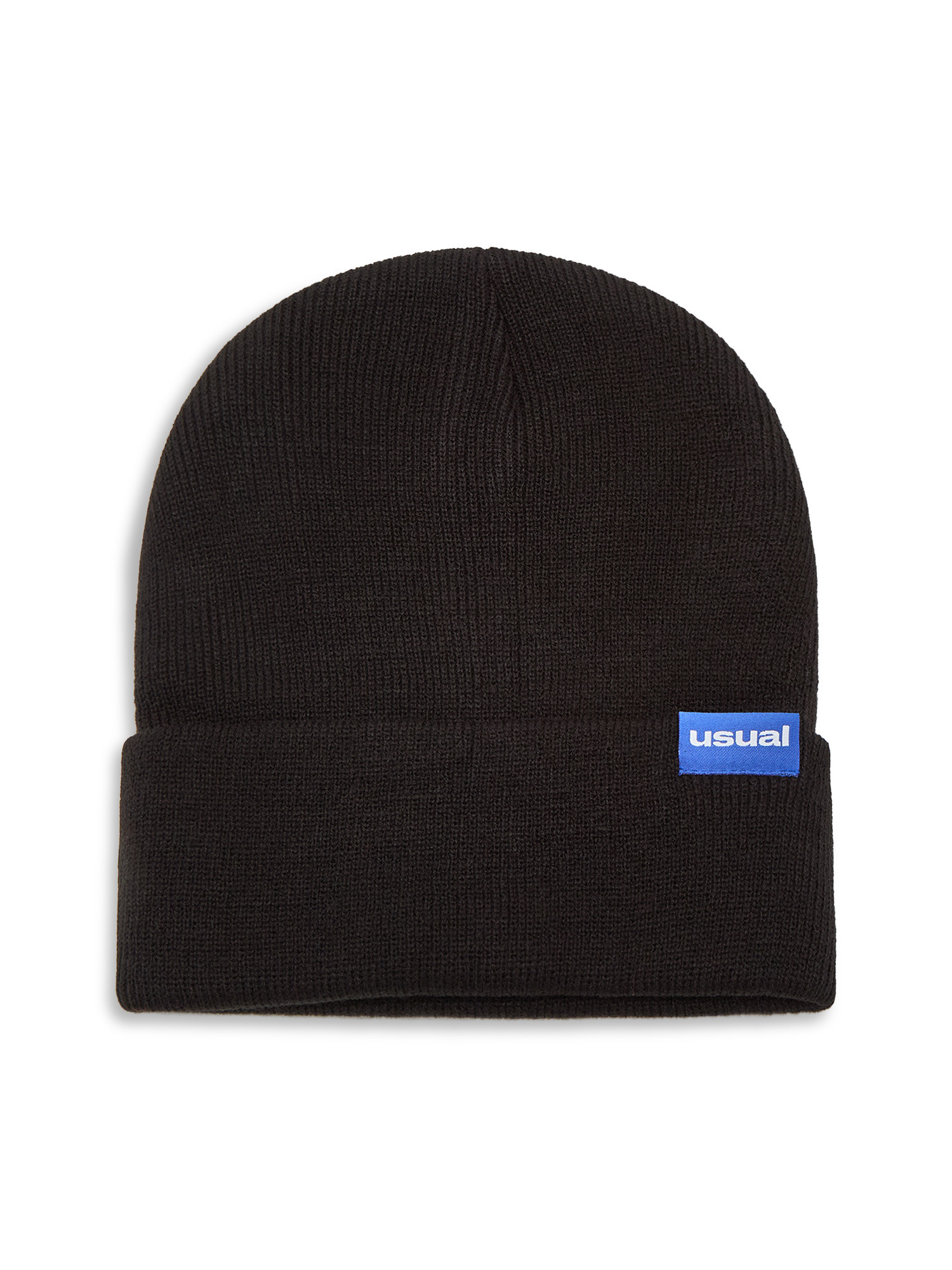 Usual - Cappellino Beanie Flag, Nero, large image number 0