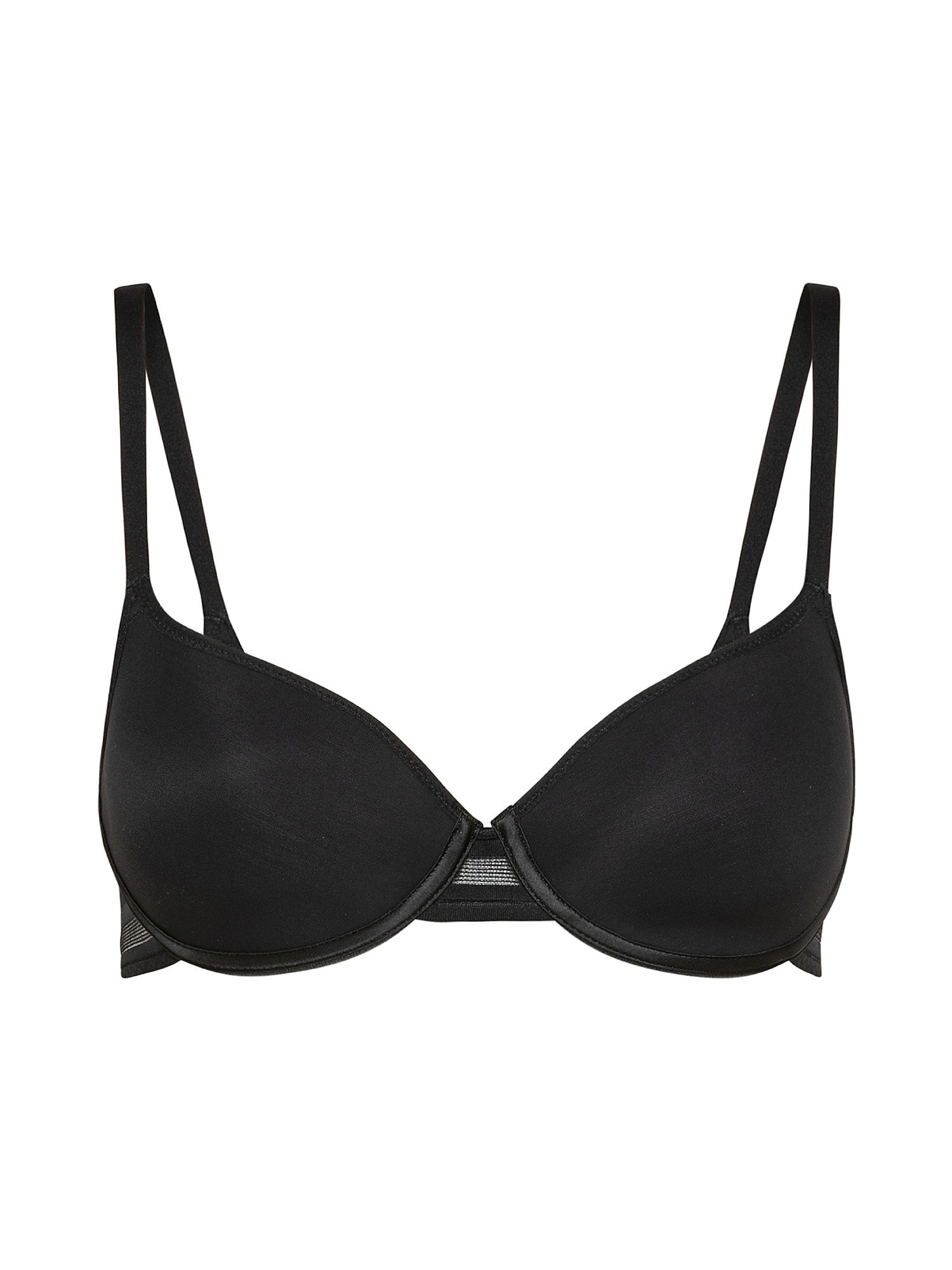 Graphic band bra, Black, large image number 0