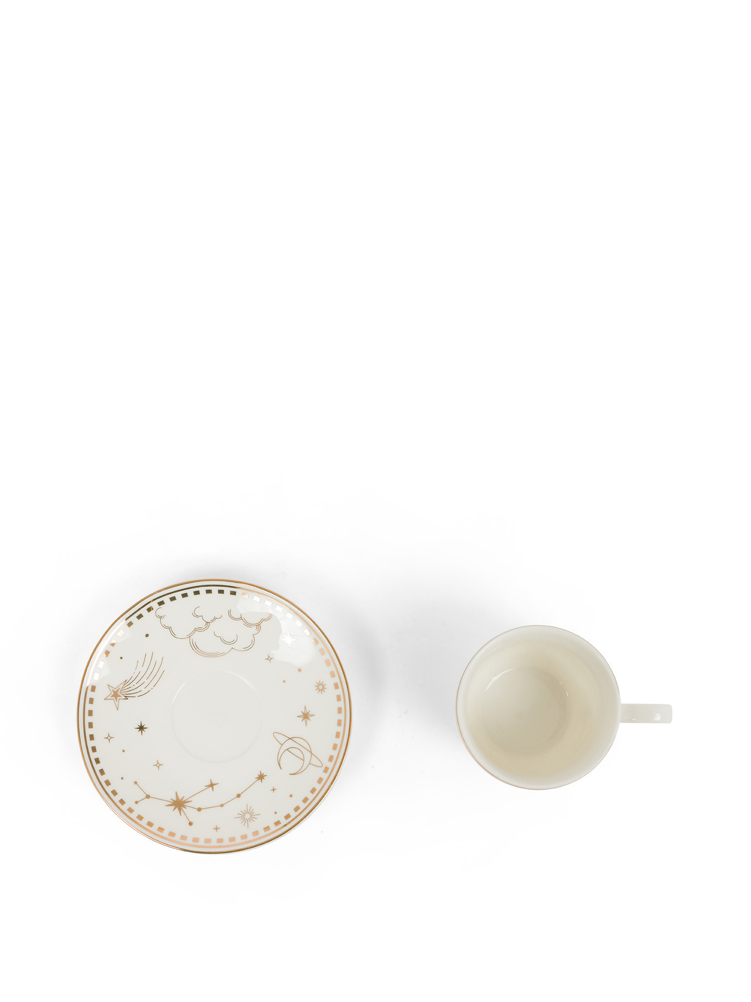 Tazza da caffé new bone china astrology, Bianco, large image number 1