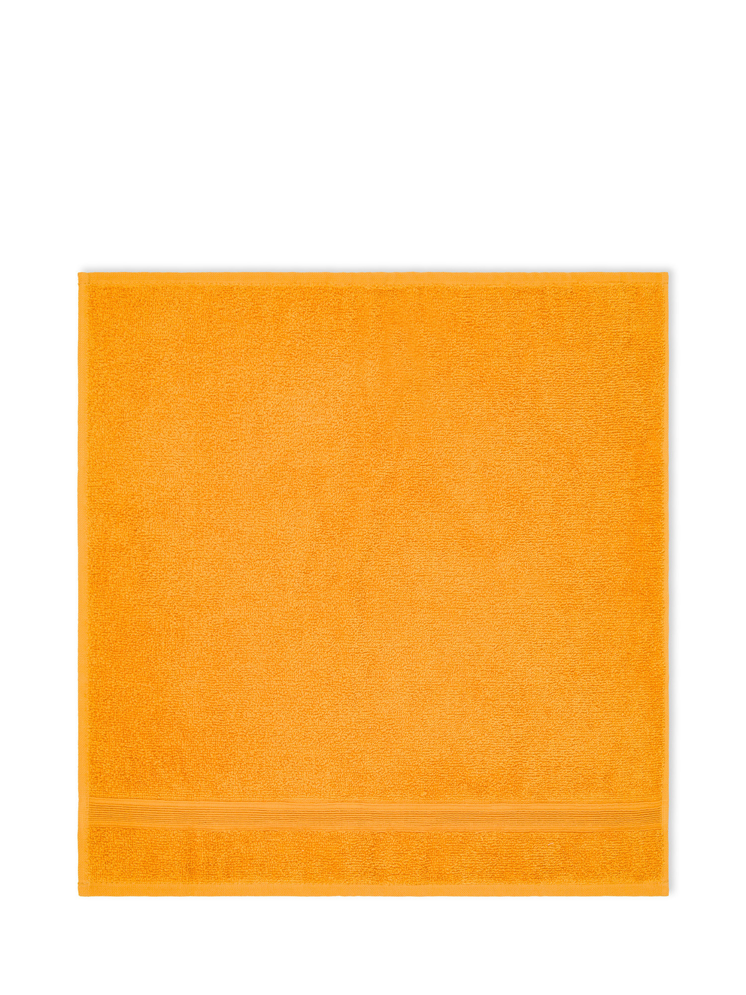 Set of 3 solid color cotton sponge tea towels, Yellow, large image number 2