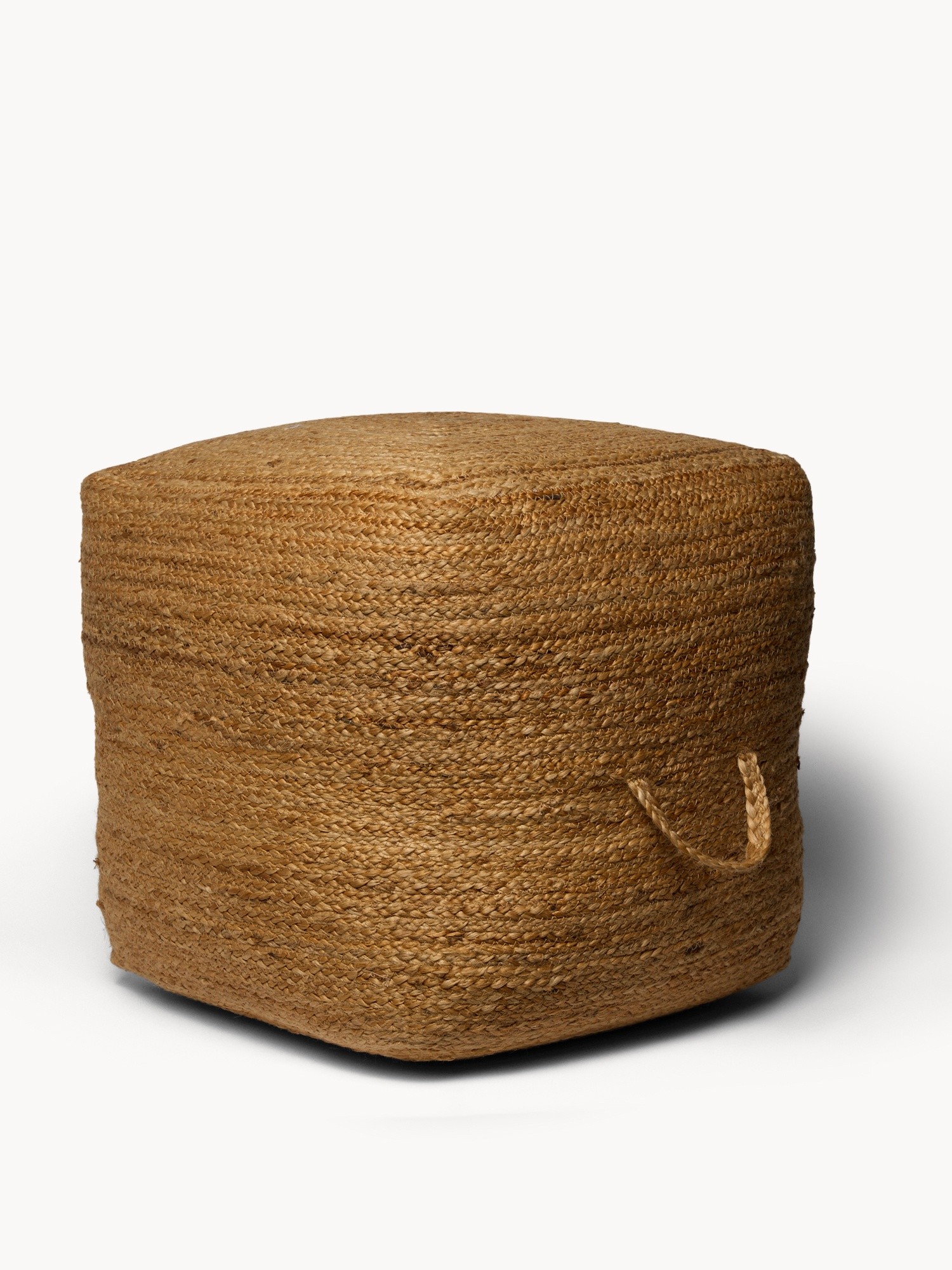 Woven Jute Pouf - Introductory Price, Natural, large image number 0